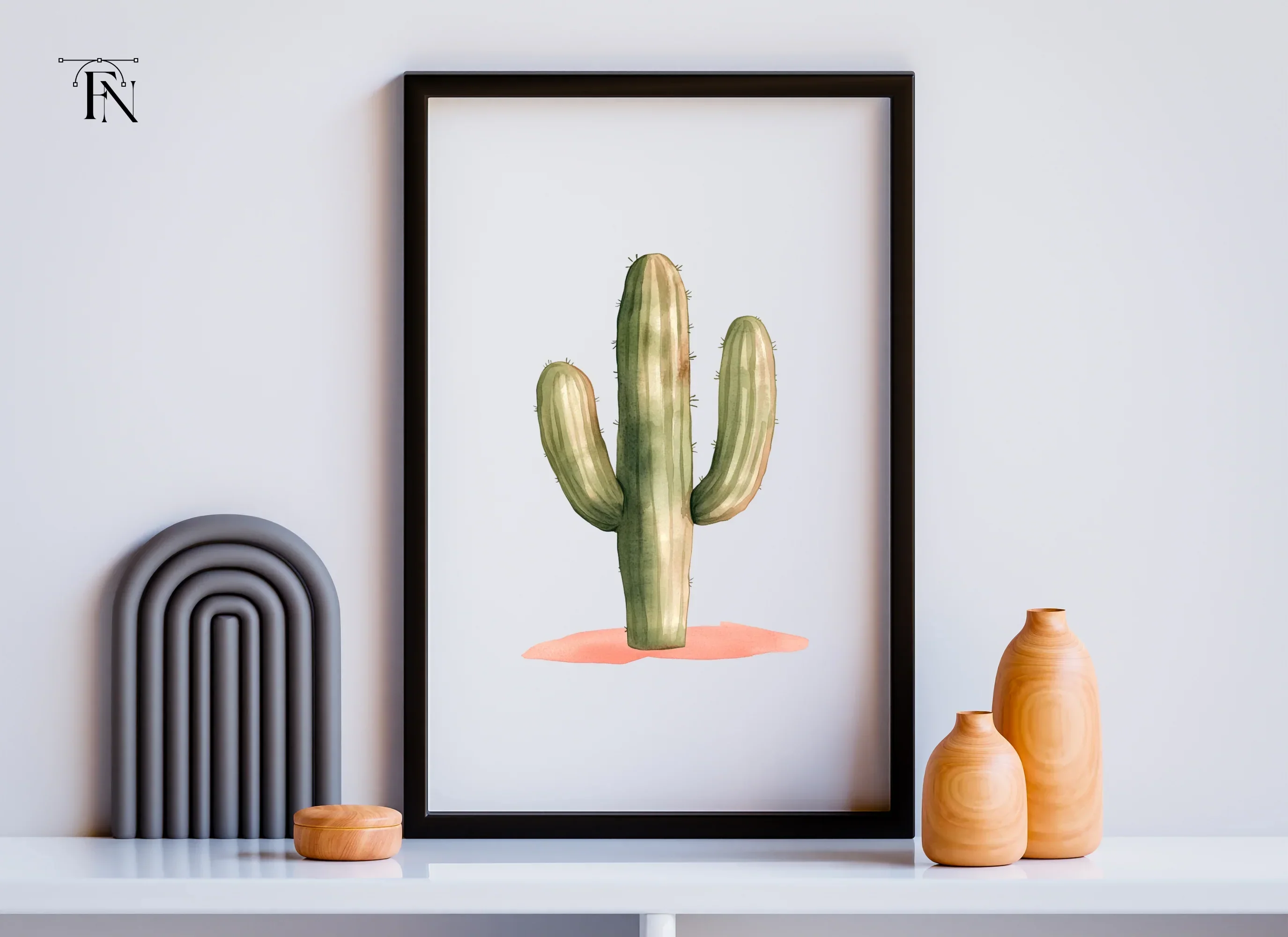 Saguaro Cactus Clipart Bundle - Image 6