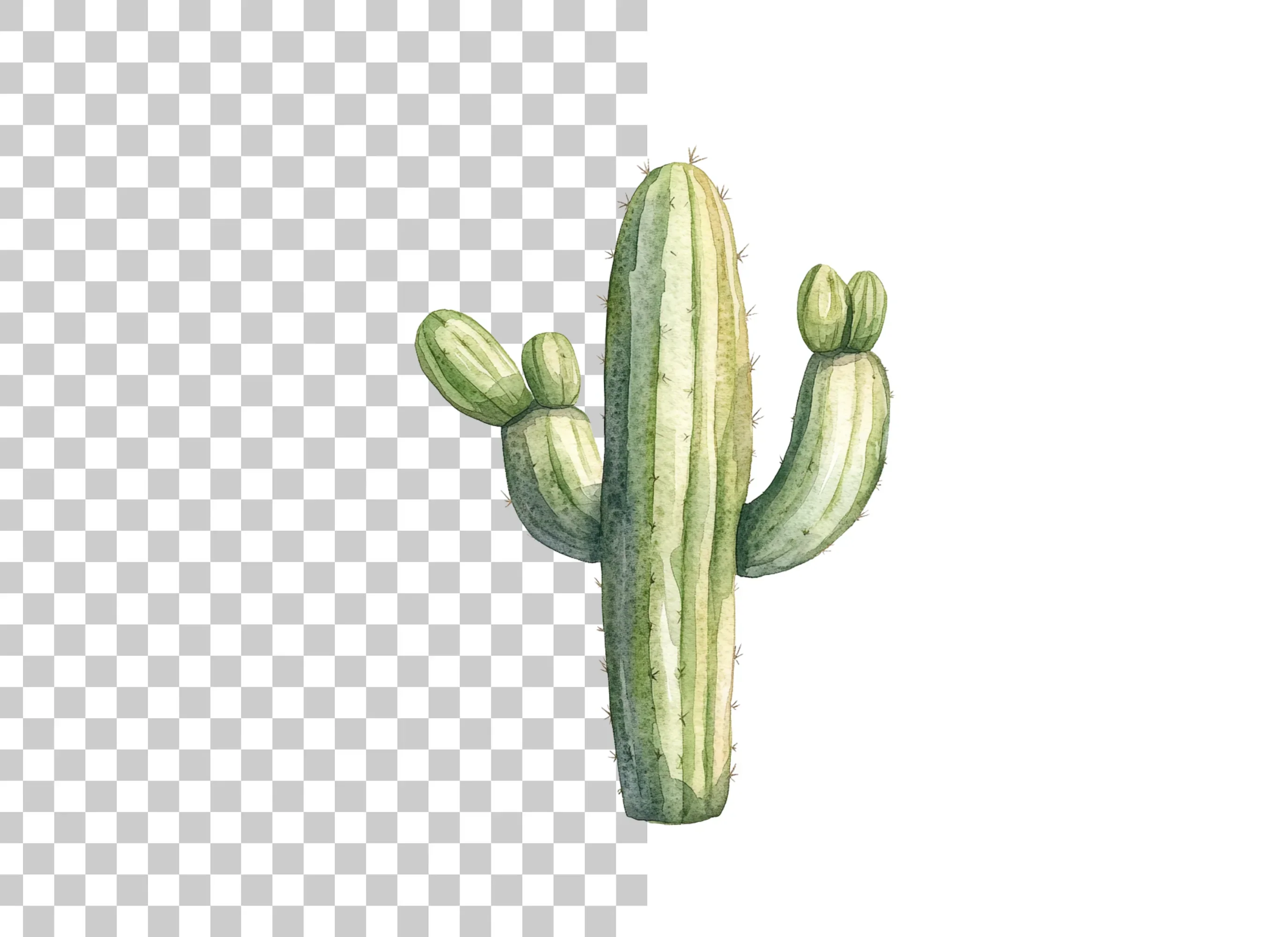 Saguaro Cactus Clipart Bundle - Image 6