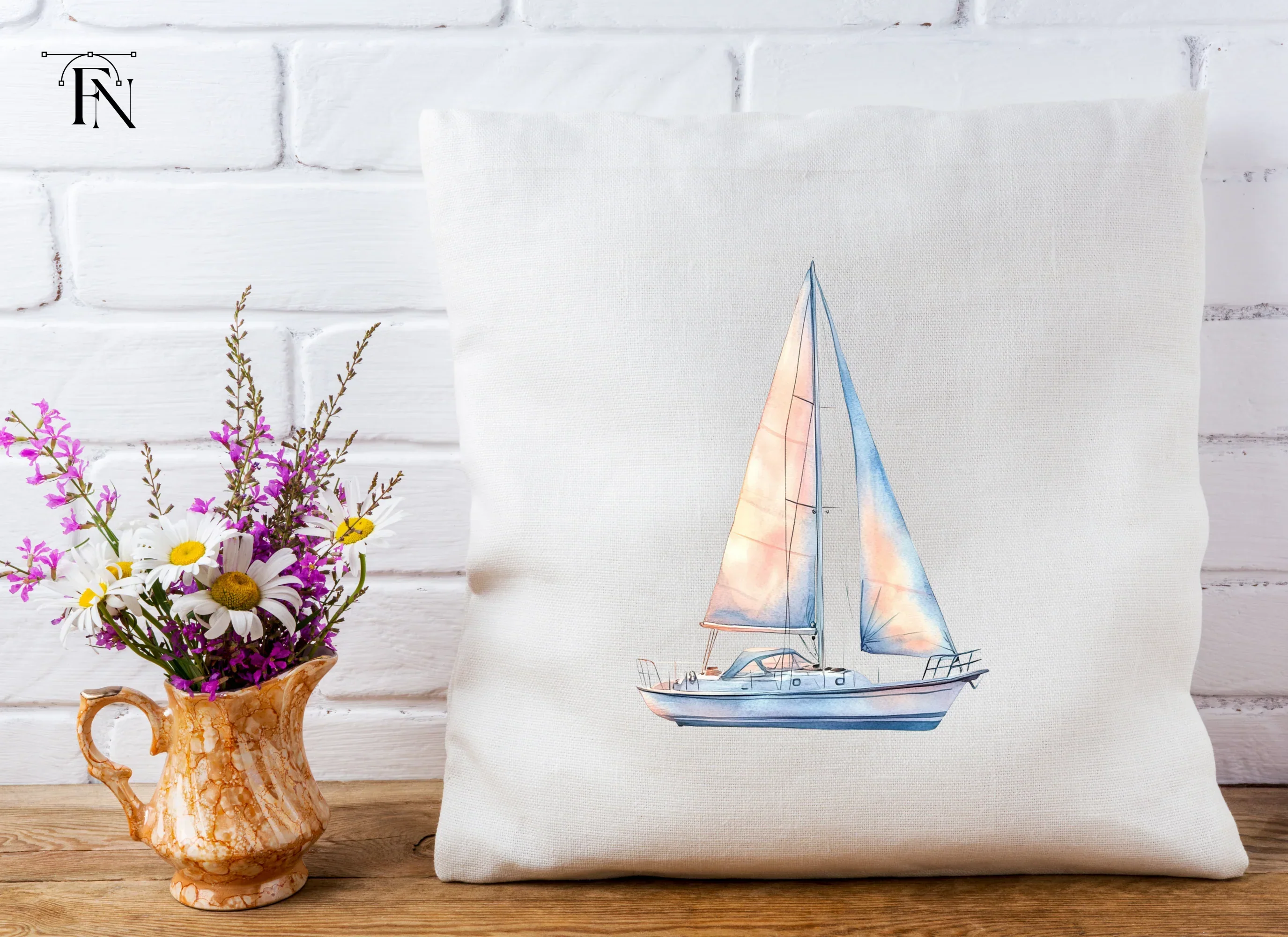 Sailboat Clipart Bundle - Image 3