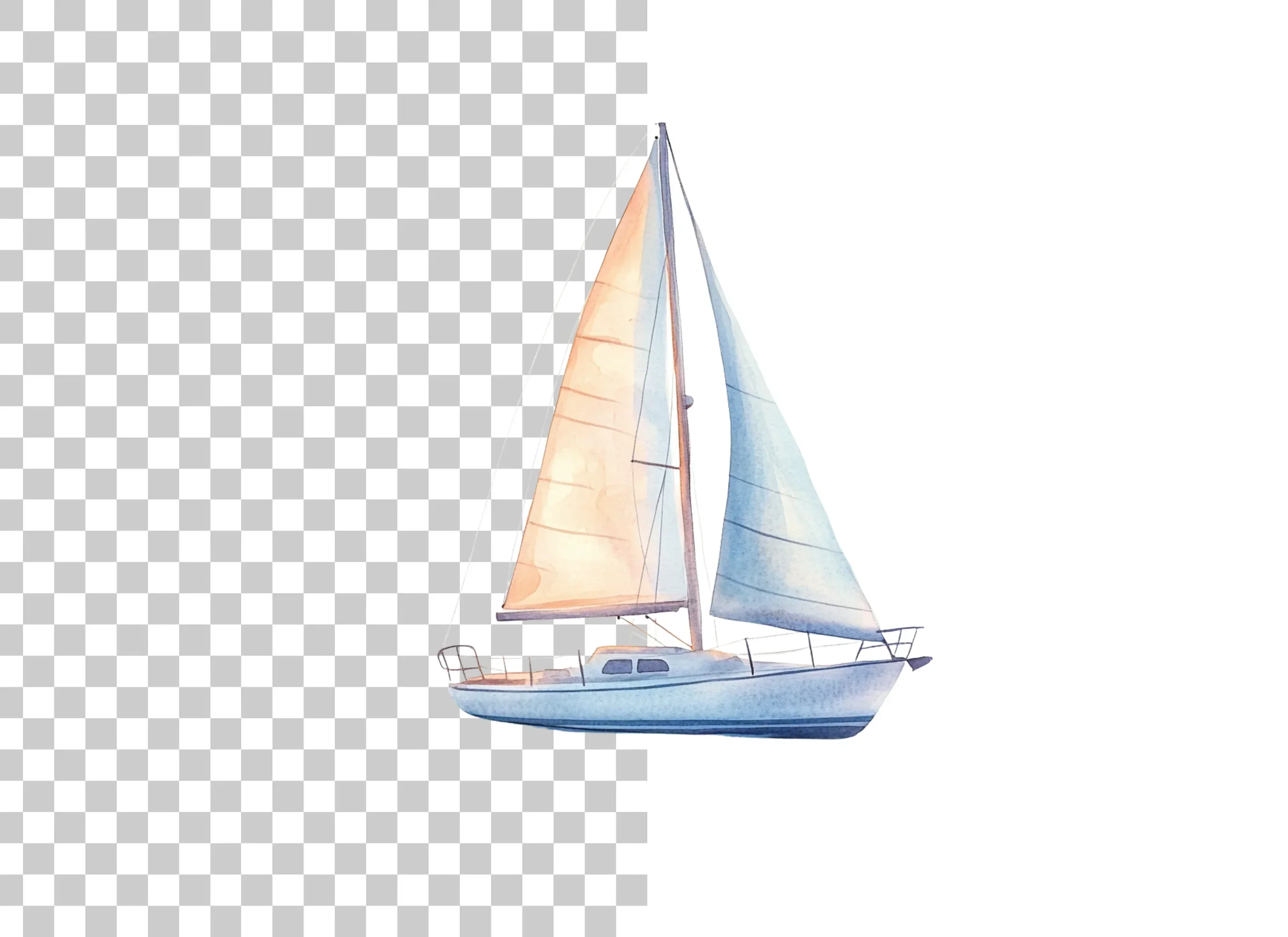 Sailboat Clipart Bundle - Image 2