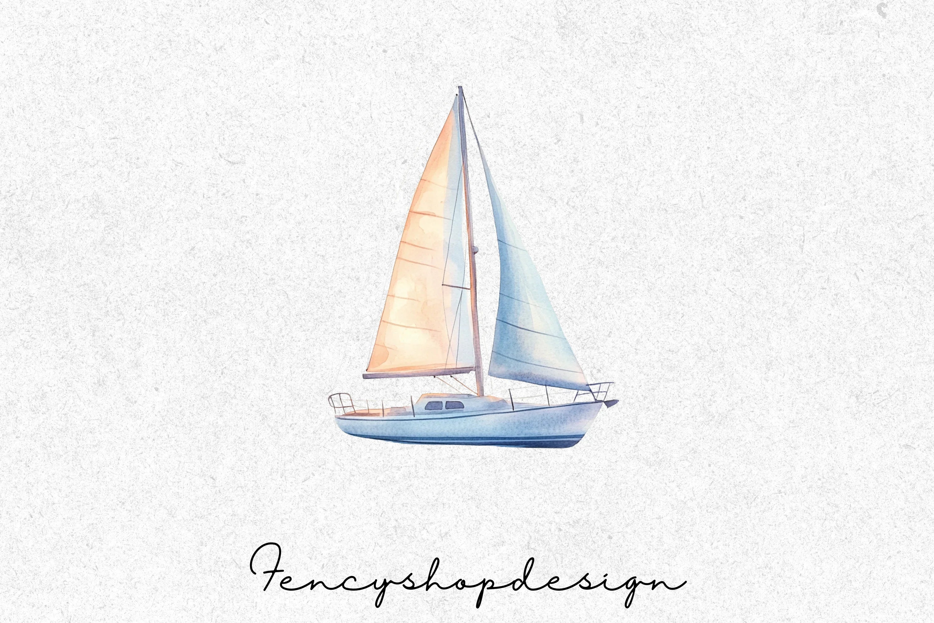 Sailboat Clipart Bundle - Image 7