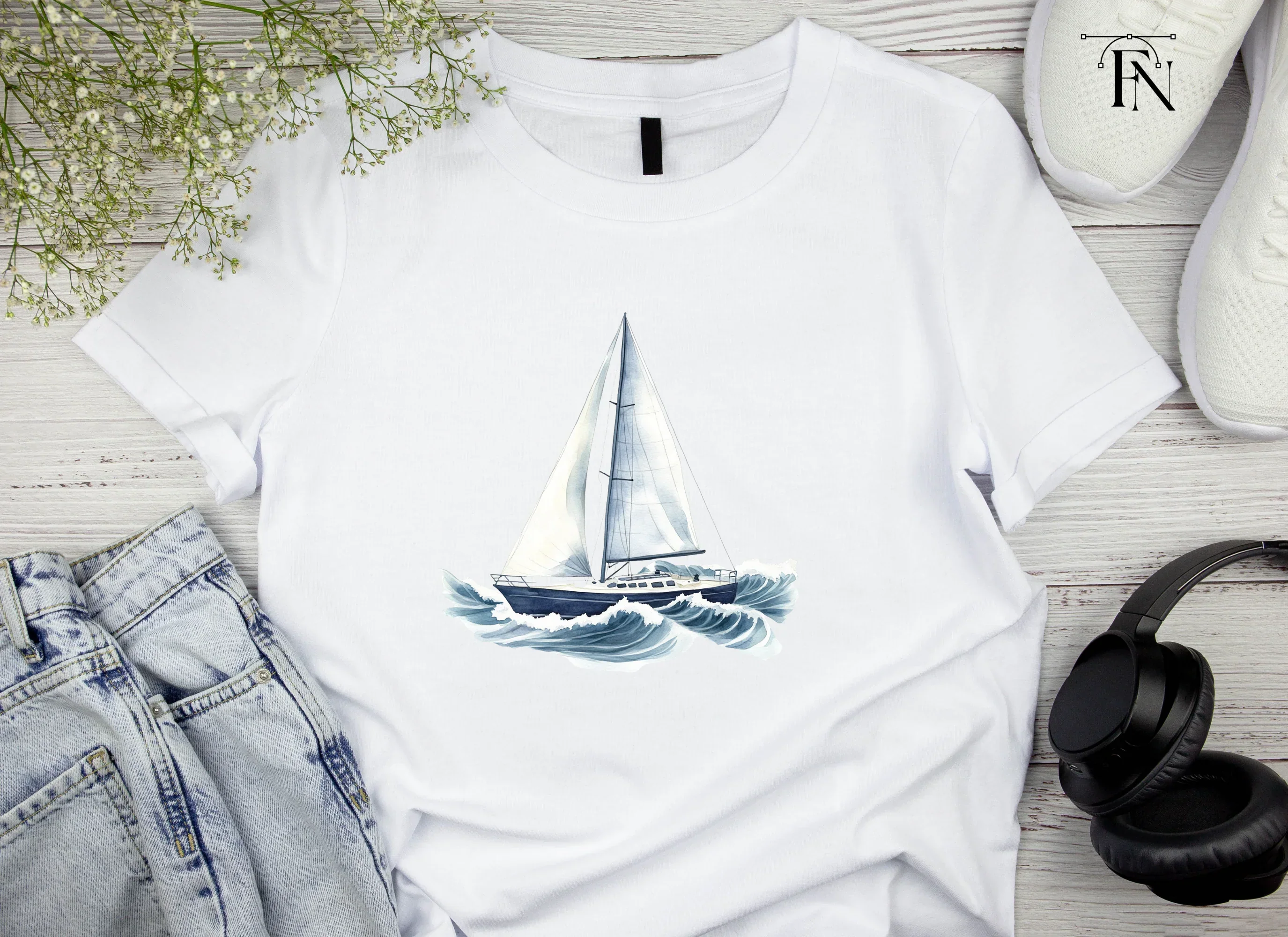 Sailboat Clipart Bundle - Image 3