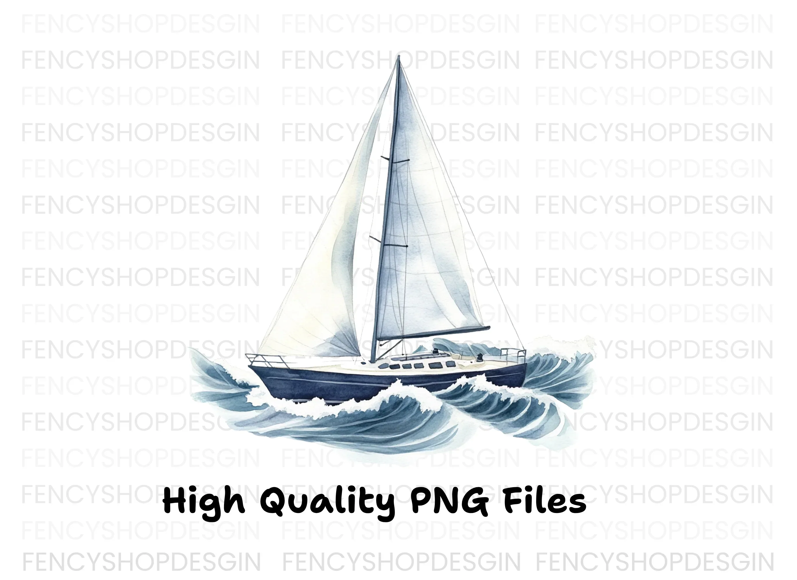 Sailboat Clipart Bundle - Image 4