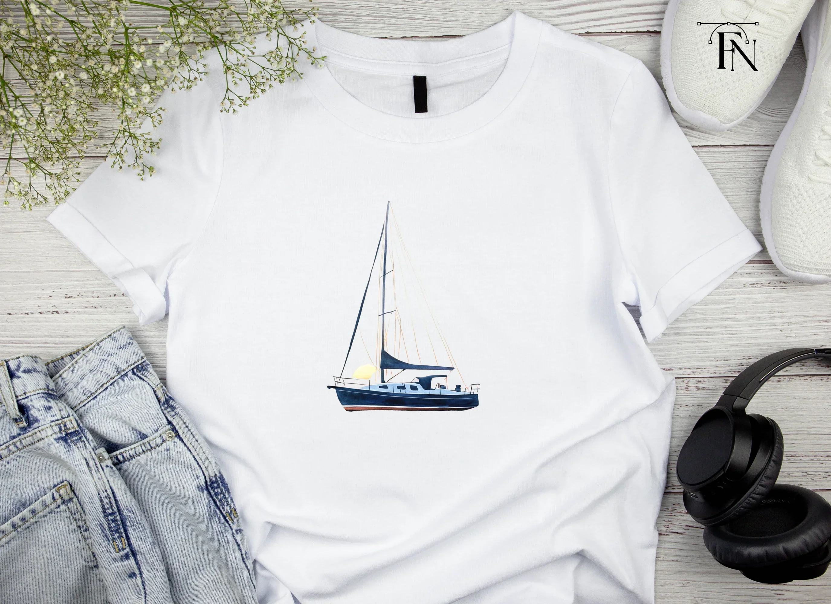 Sailboats Clipart Bundle - Image 4