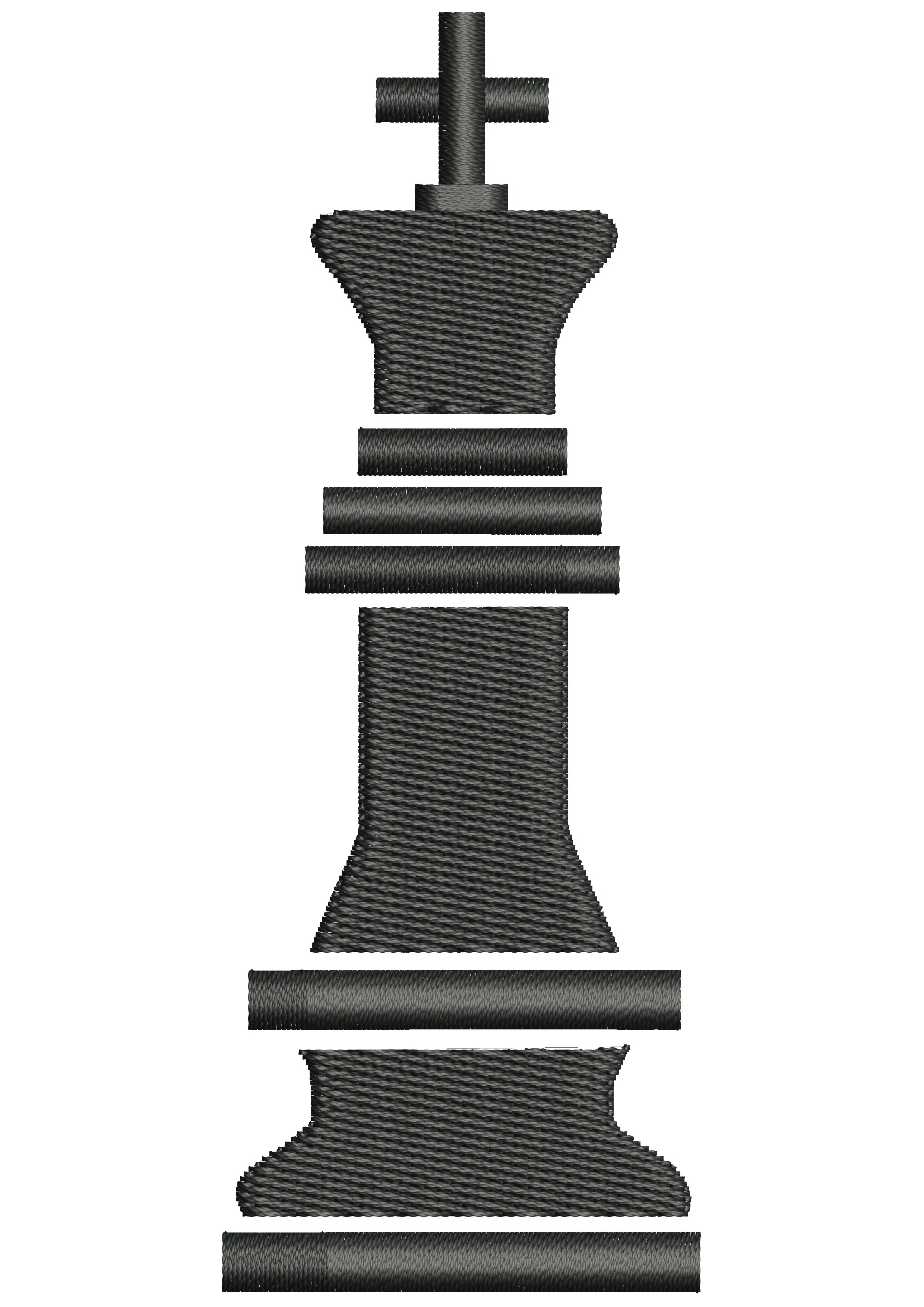 Saleeb Tower Embroidery Design