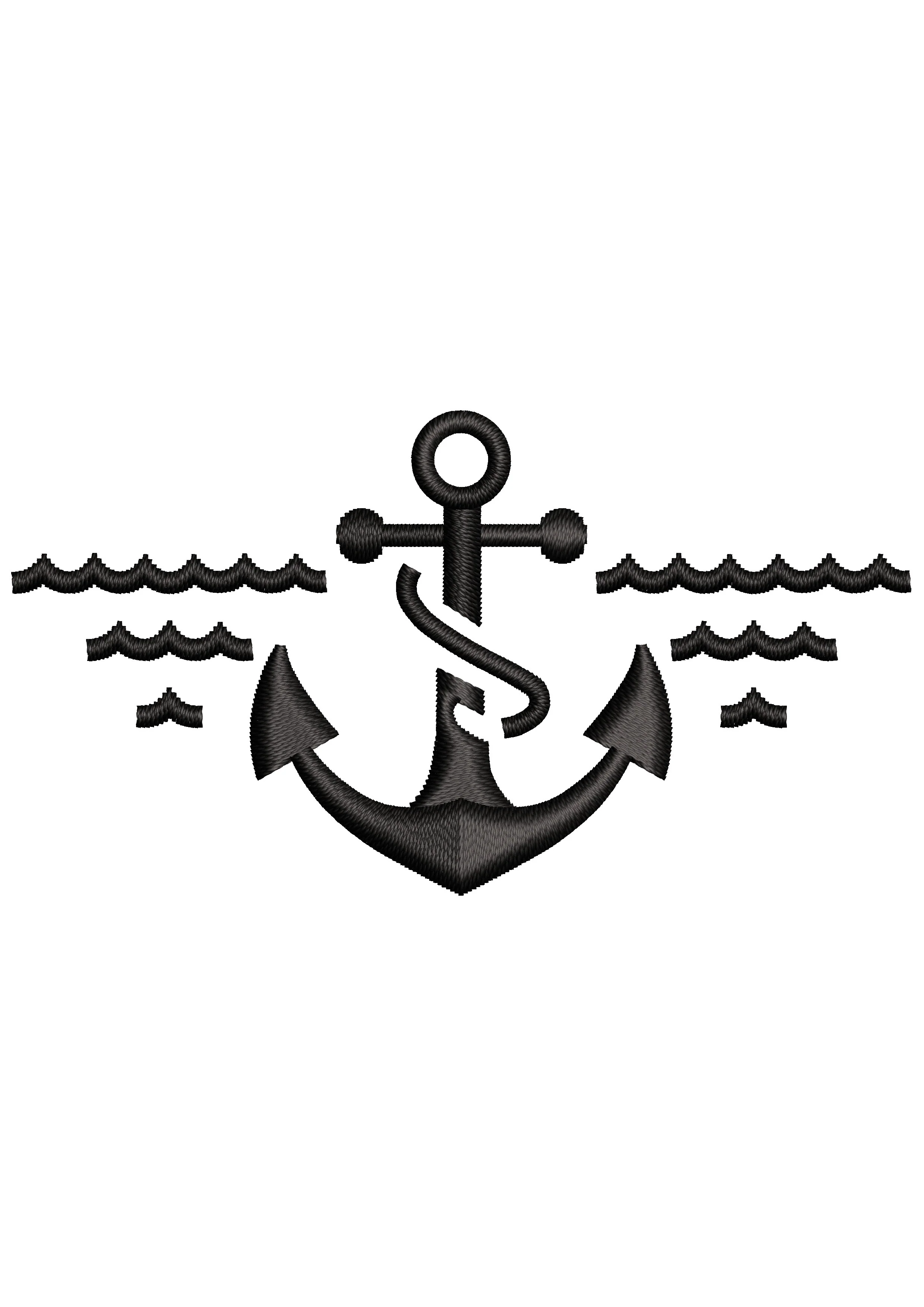 Salty Water Embroidery Design