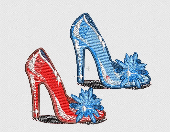 Sandal Embroidery Design