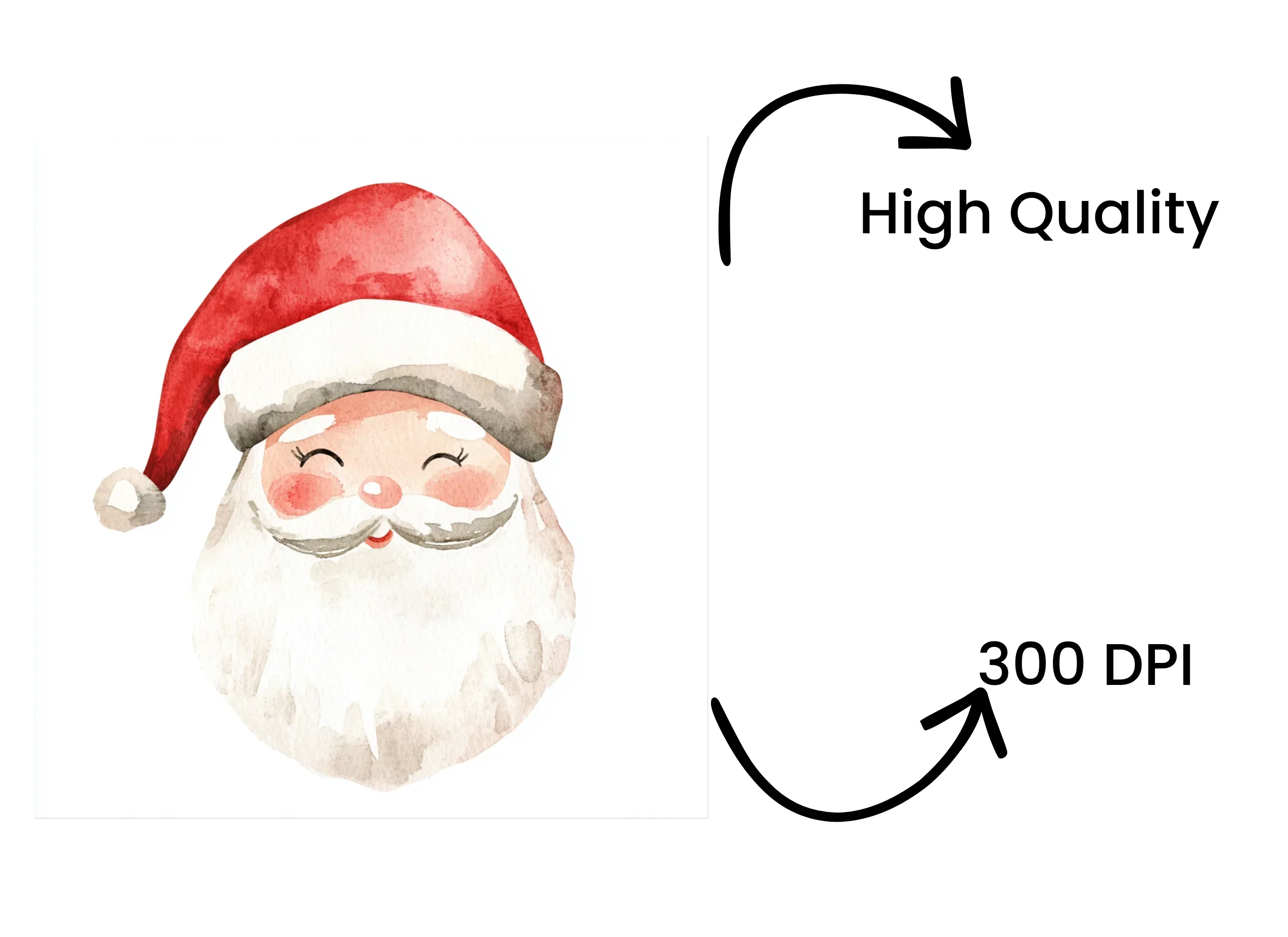 Santa Claus Faces Clipart Bundle - Image 4