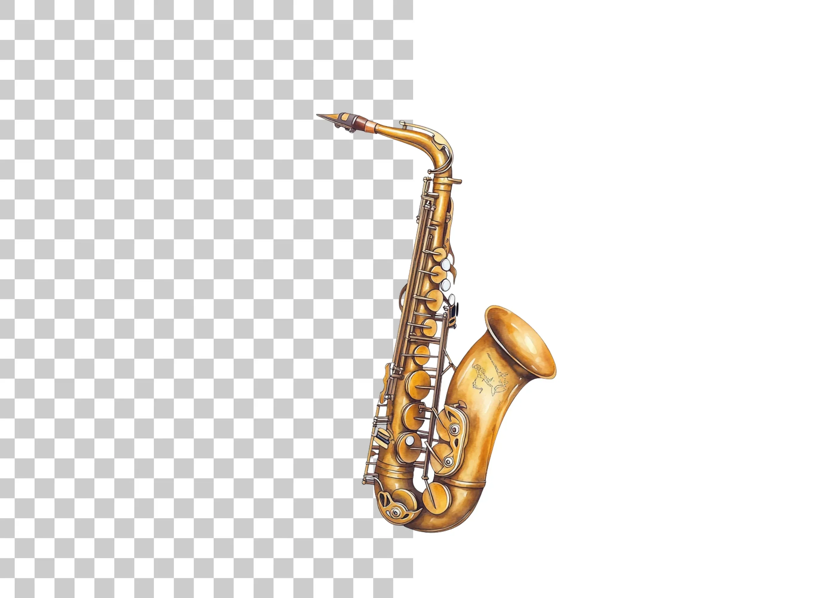 Saxophone Clipart Bundle - Image 2