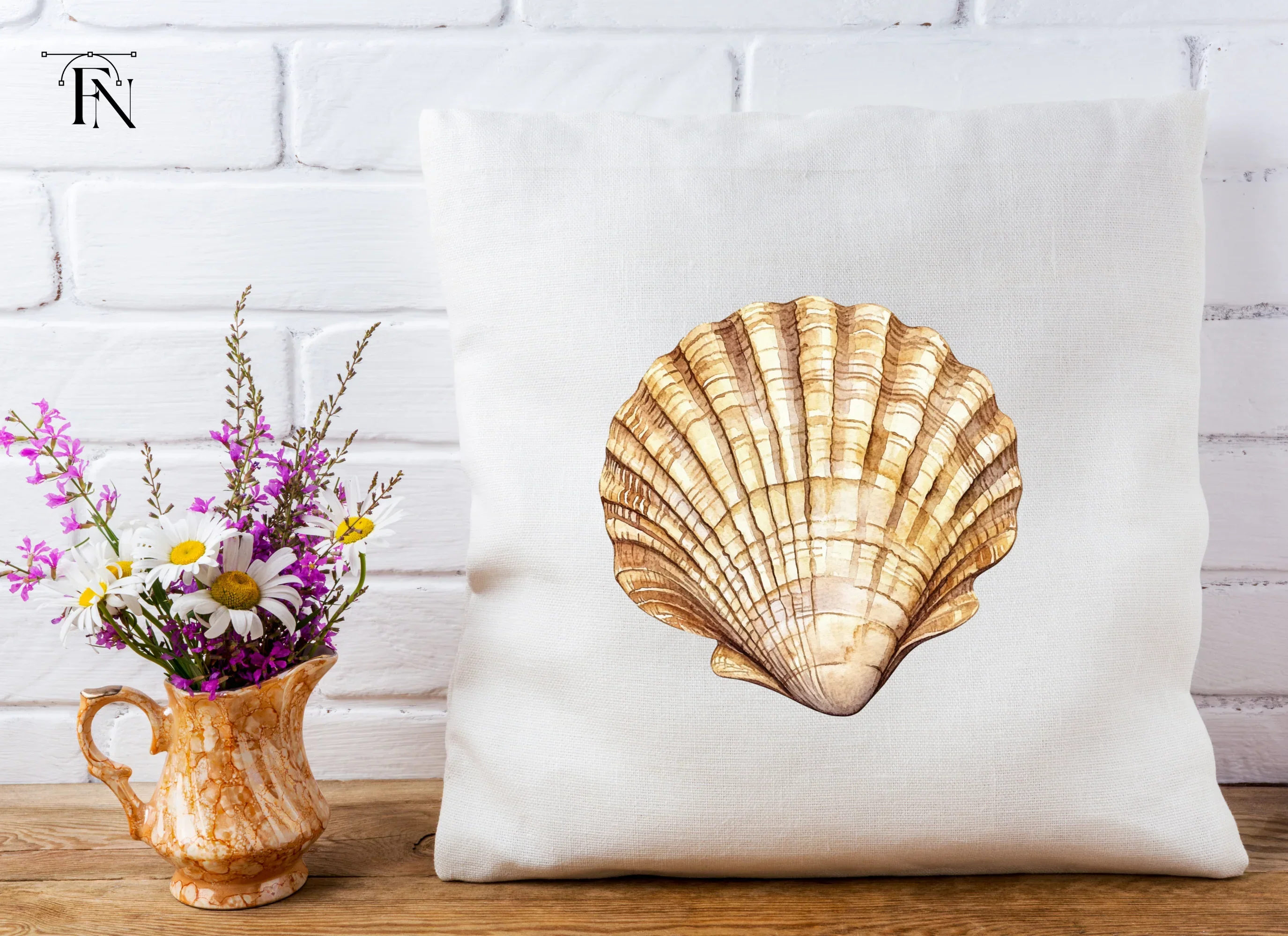 Scallop Shells Clipart Bundle - Image 5