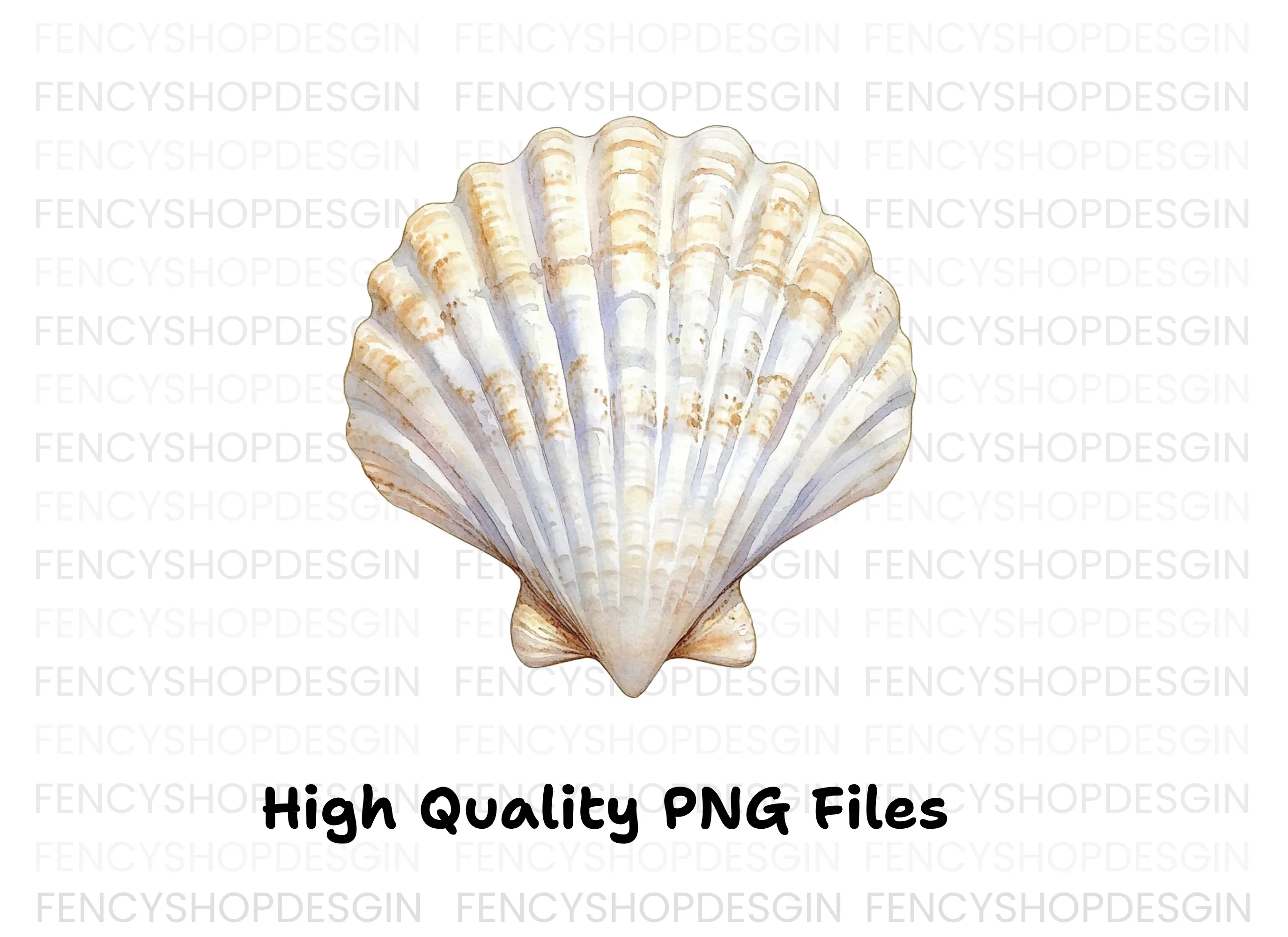 Scallop Shells Clipart Bundle - Image 2