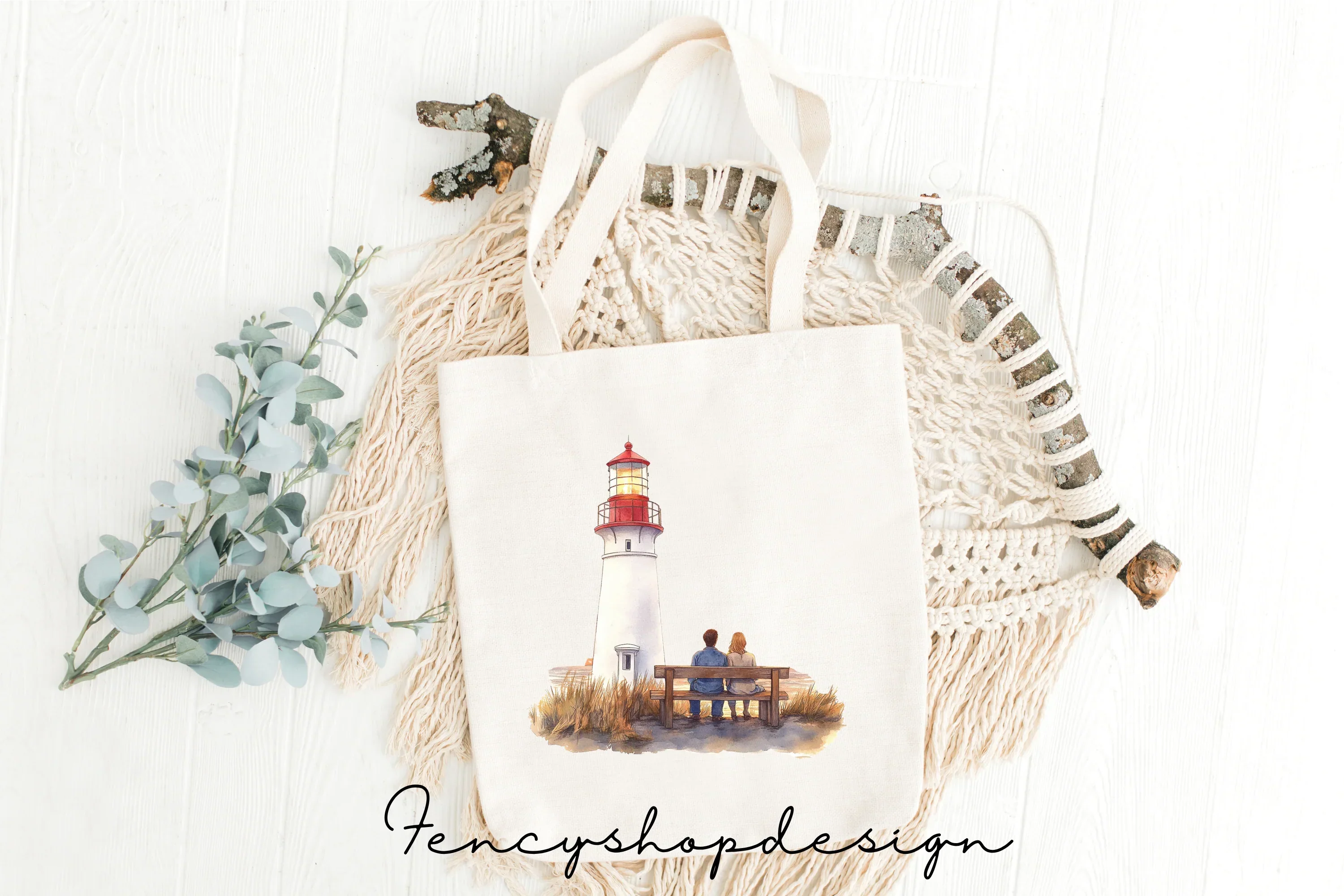 Scenic Lighthouse Clipart Bundle - Image 2