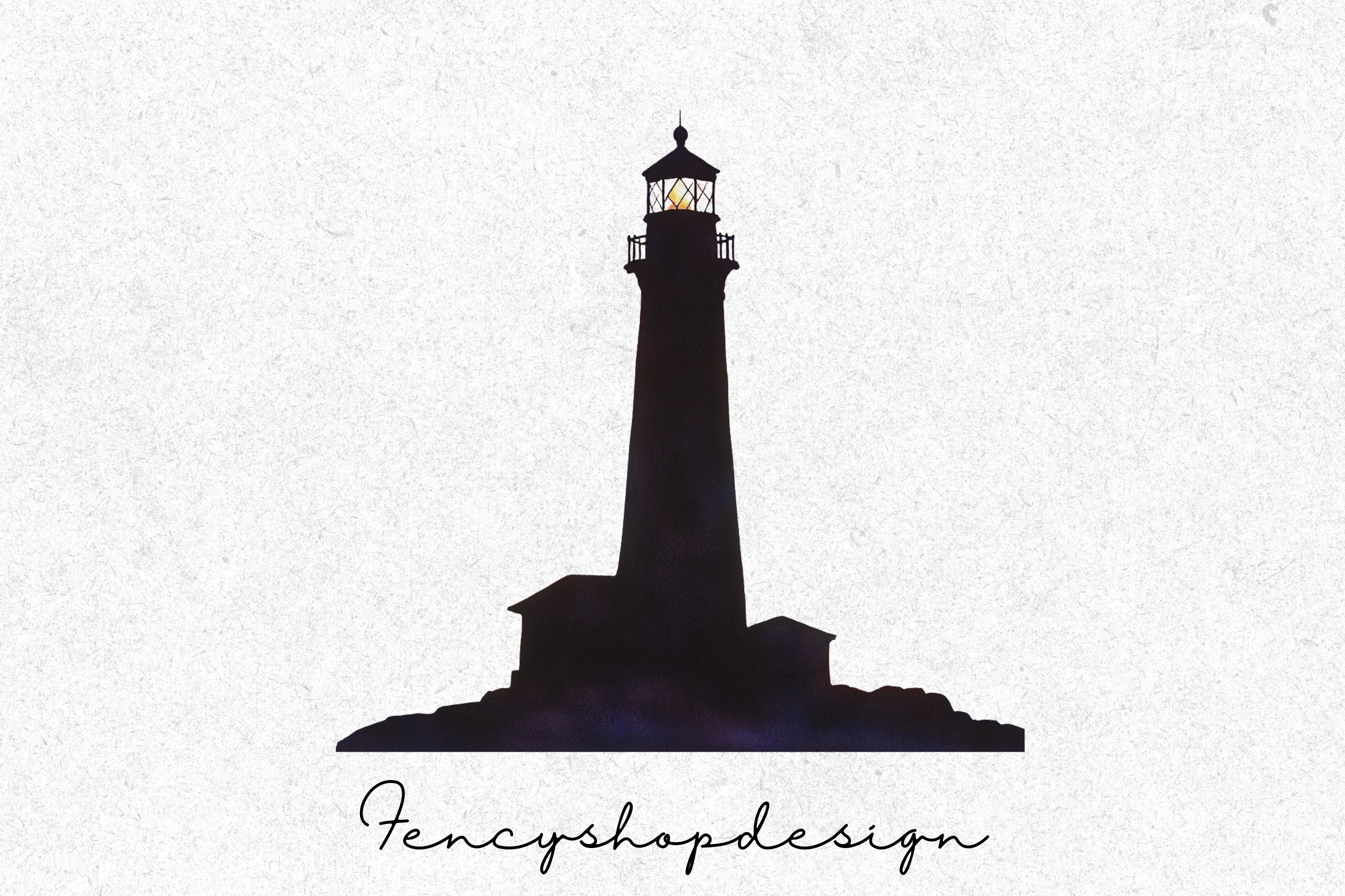 Scenic Lighthouse Clipart Bundle - Image 6