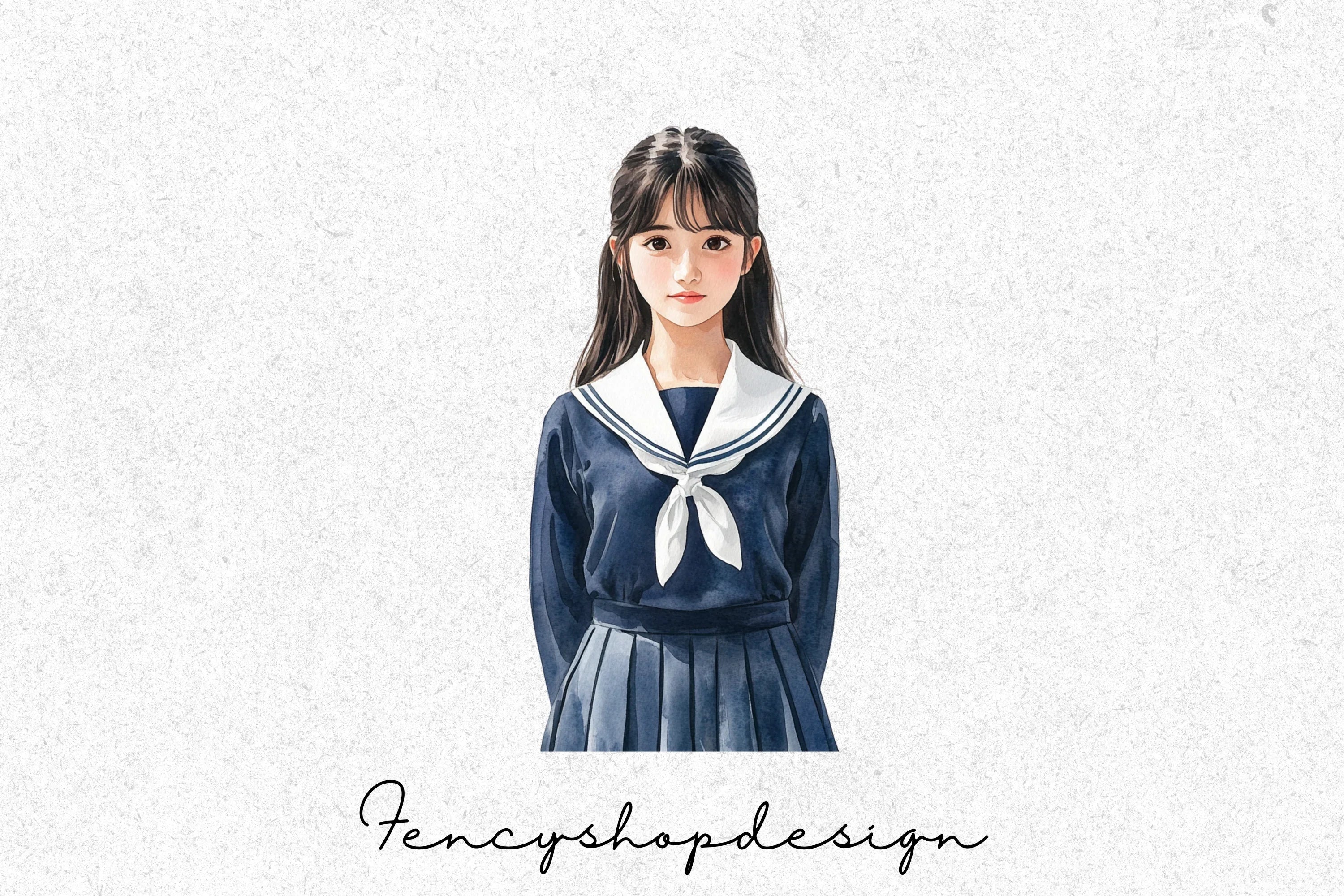 School Girls Clipart Bundle - Image 8
