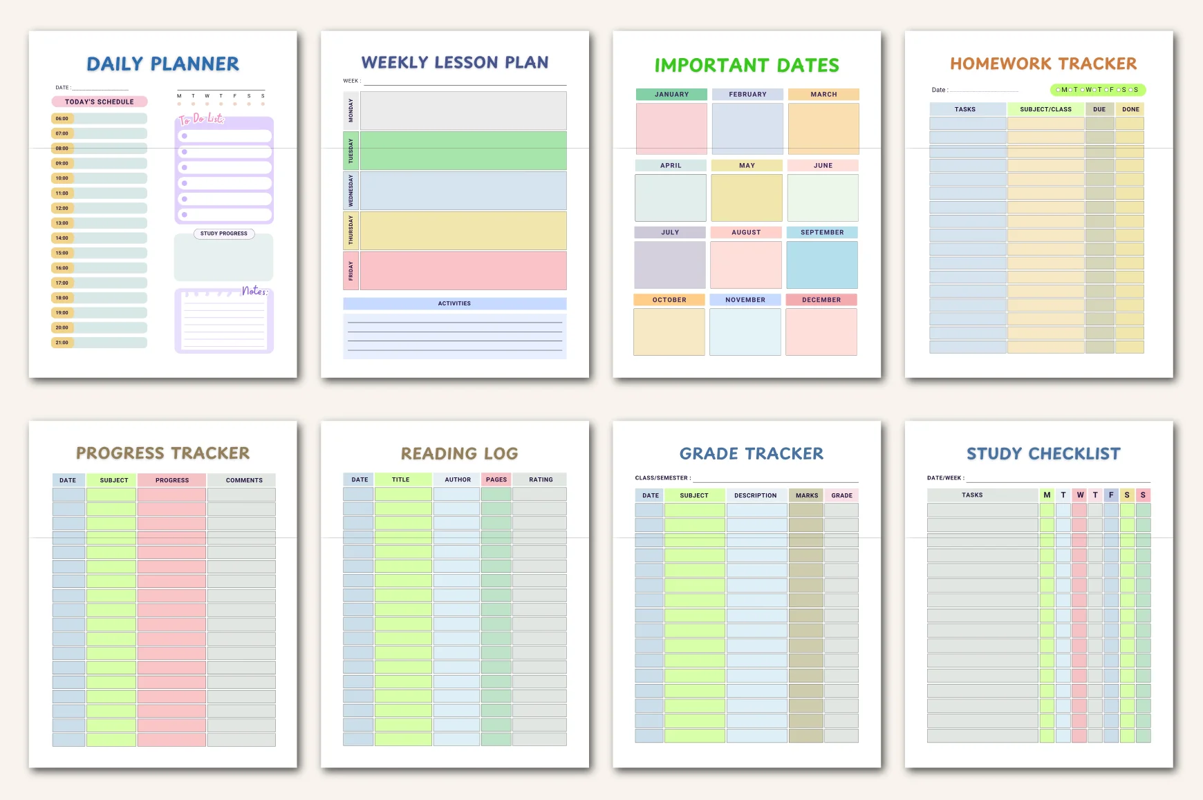 School Year Kids Planner - Image 4