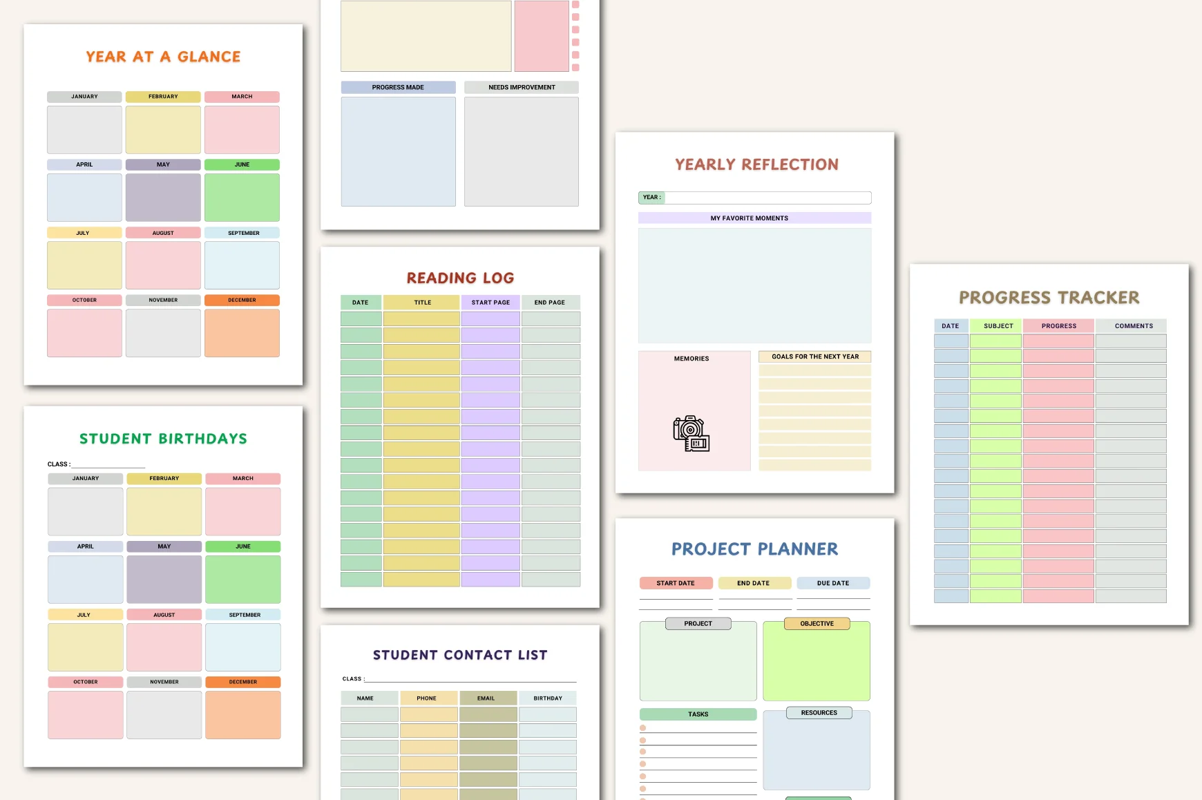 School Year Kids Planner - Image 8
