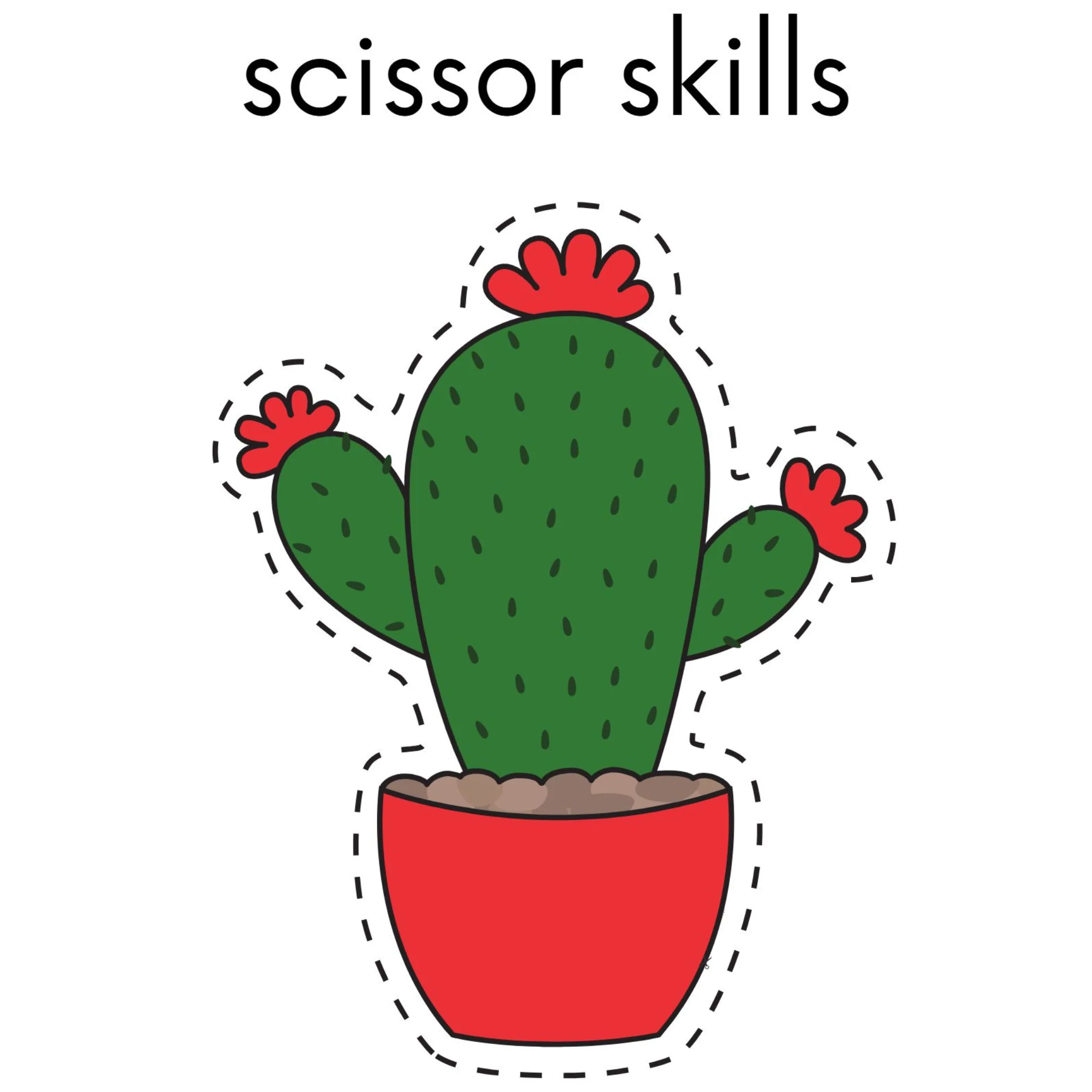 Scissor Skills Cutting Practice Worksheets - Image 3