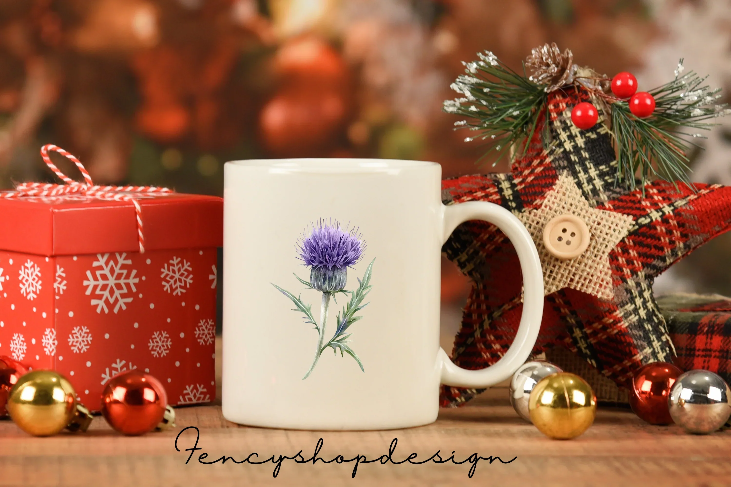 Scottish Thistle Clipart Bundle - Image 7