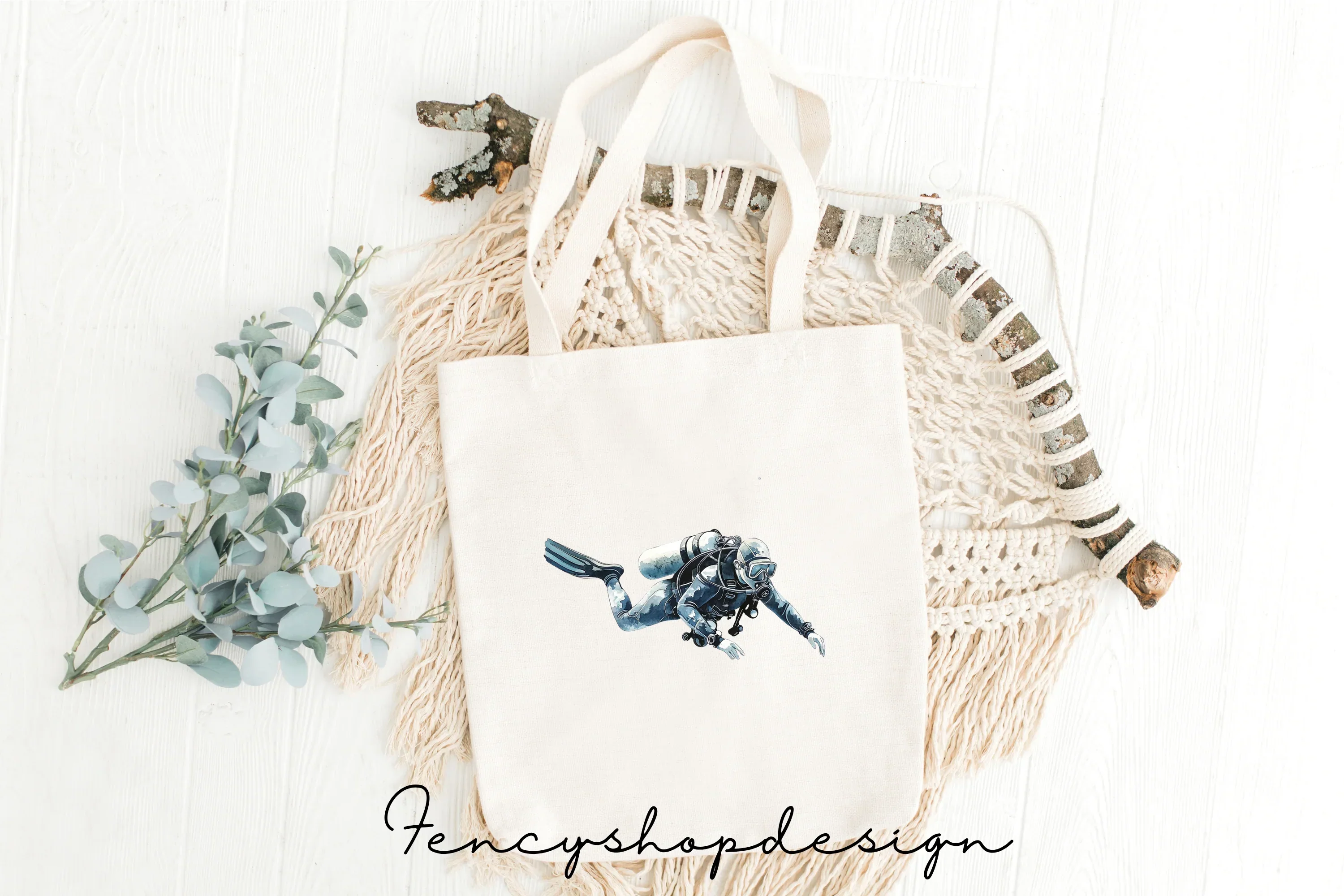Scuba Diver Clipart Bundle - Image 2