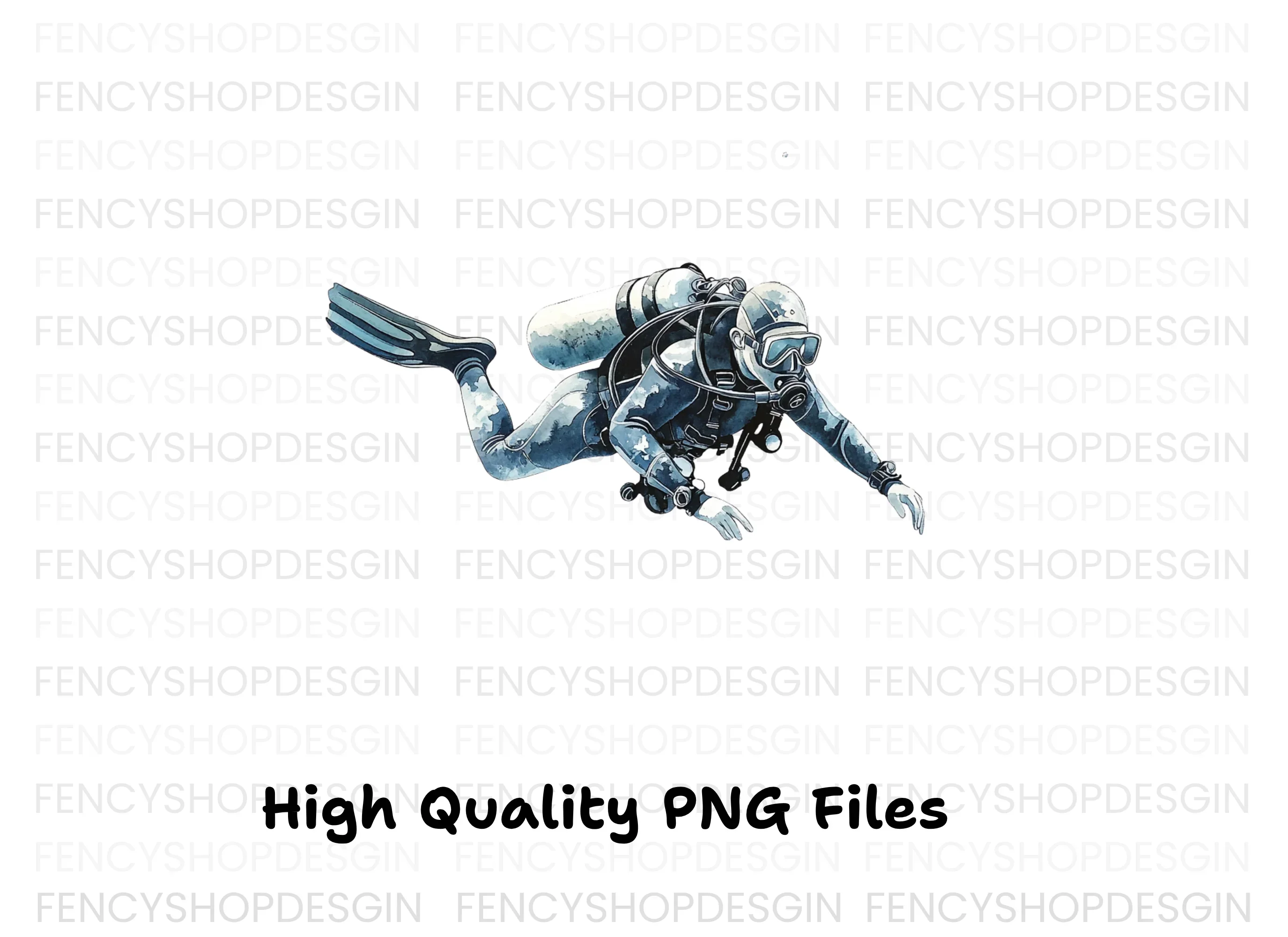 Scuba Diver Underwater Adventure Clipart Bundle - Image 2