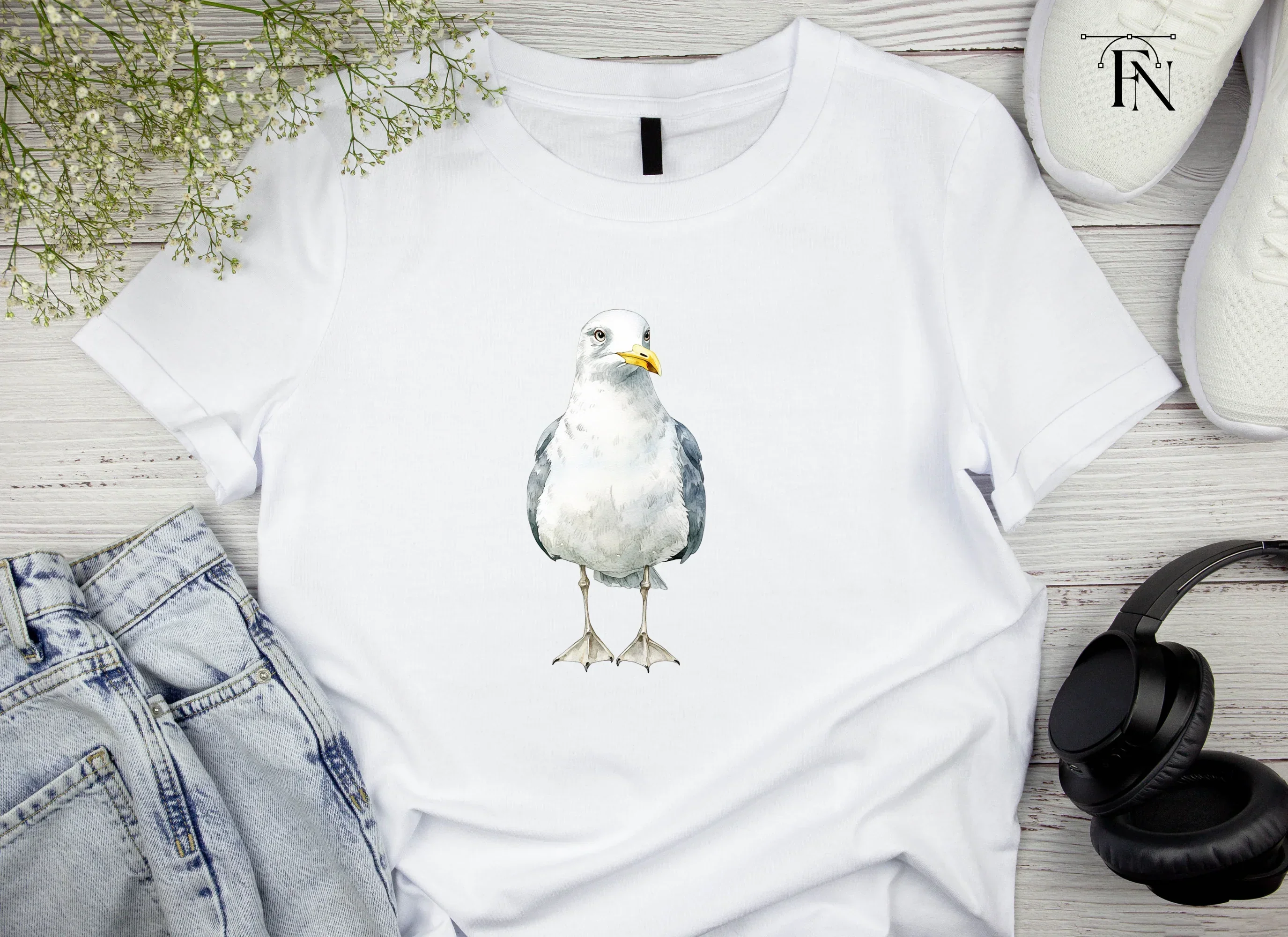 Seagull Illustration Clipart Bundle - Image 4