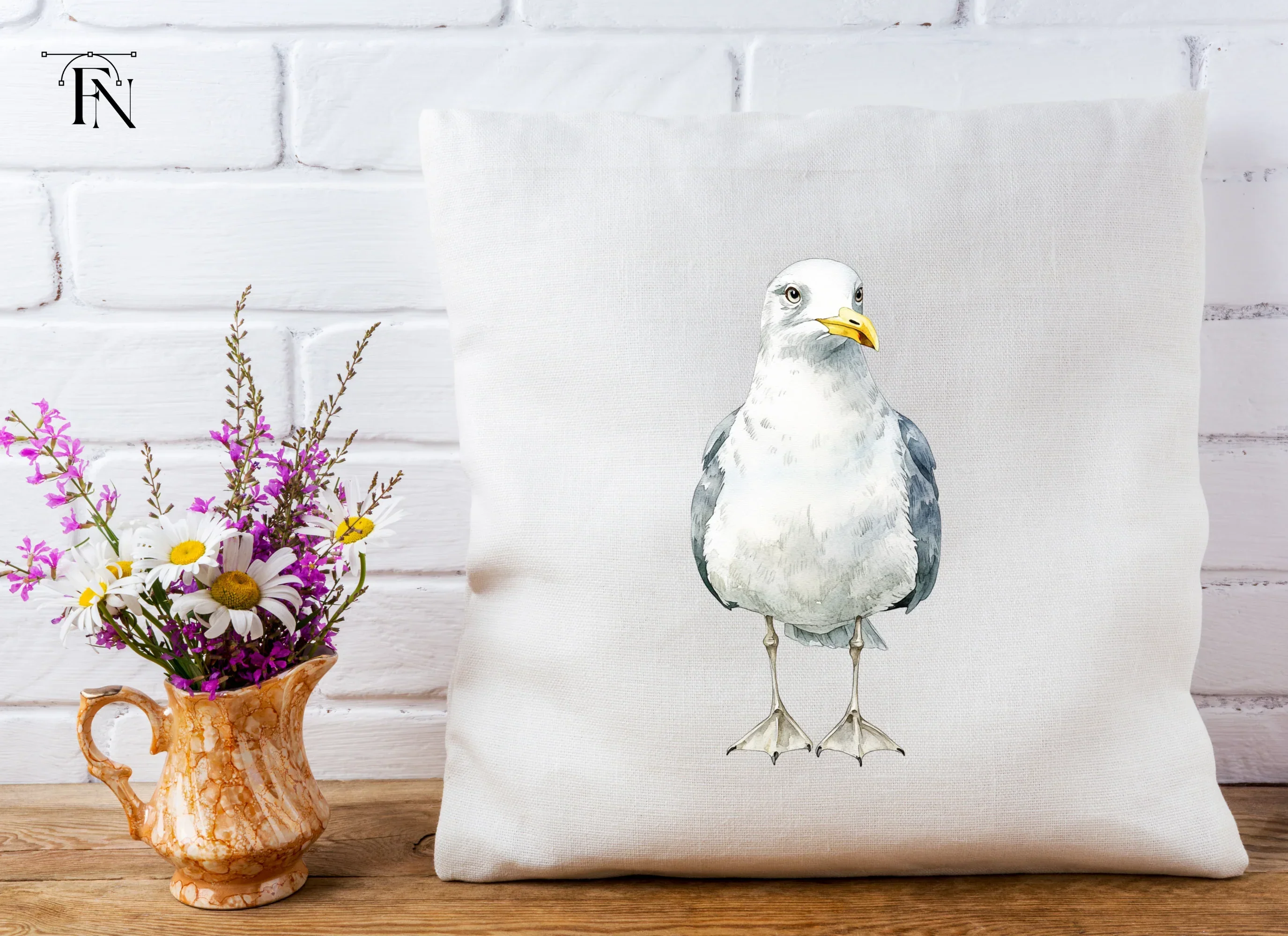 Seagull Illustration Clipart Bundle - Image 5