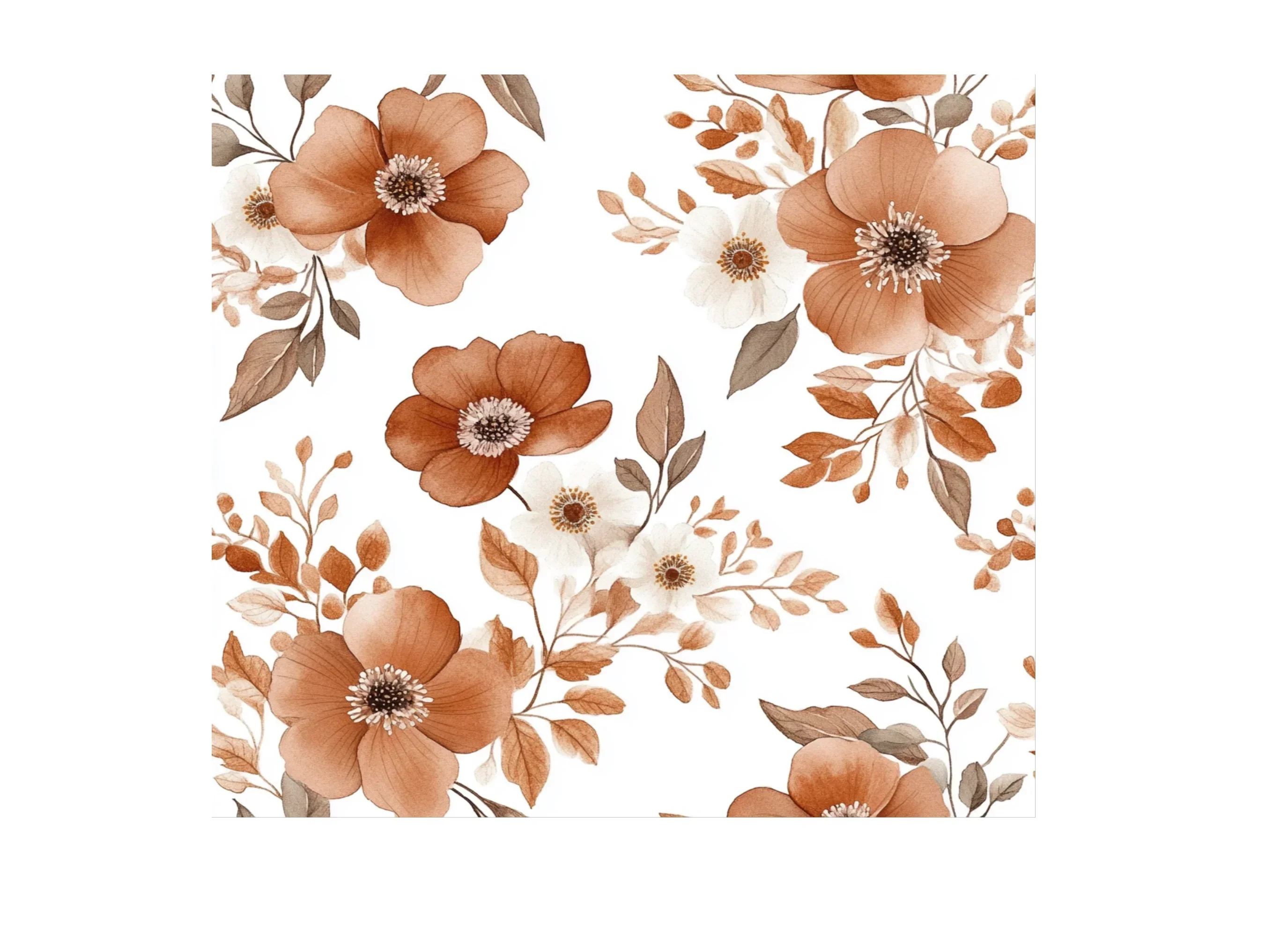 Seamless Floral Pattern Clipart Bundle - Image 2
