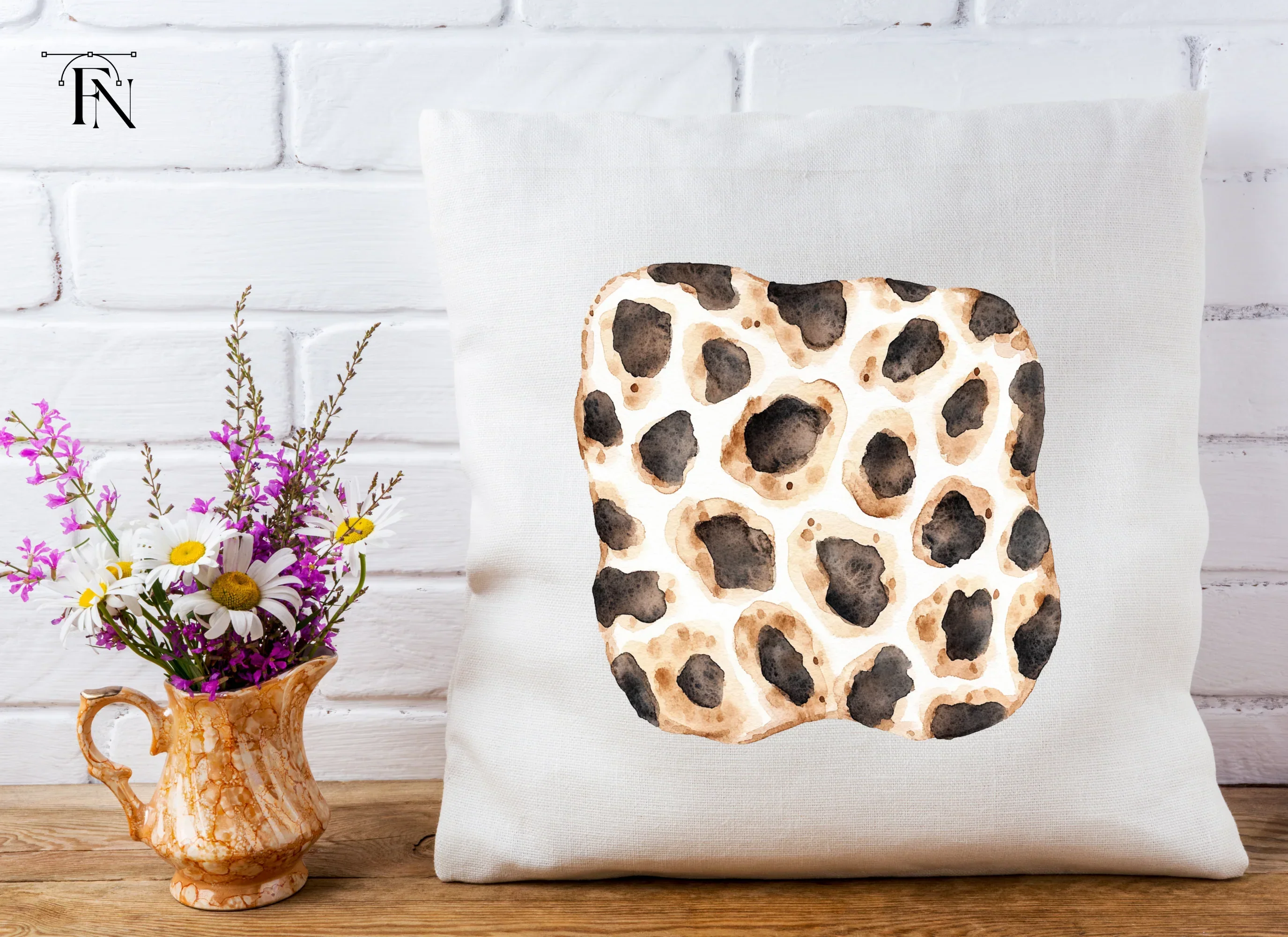Seamless Leopard Pattern Clipart Bundle - Image 4