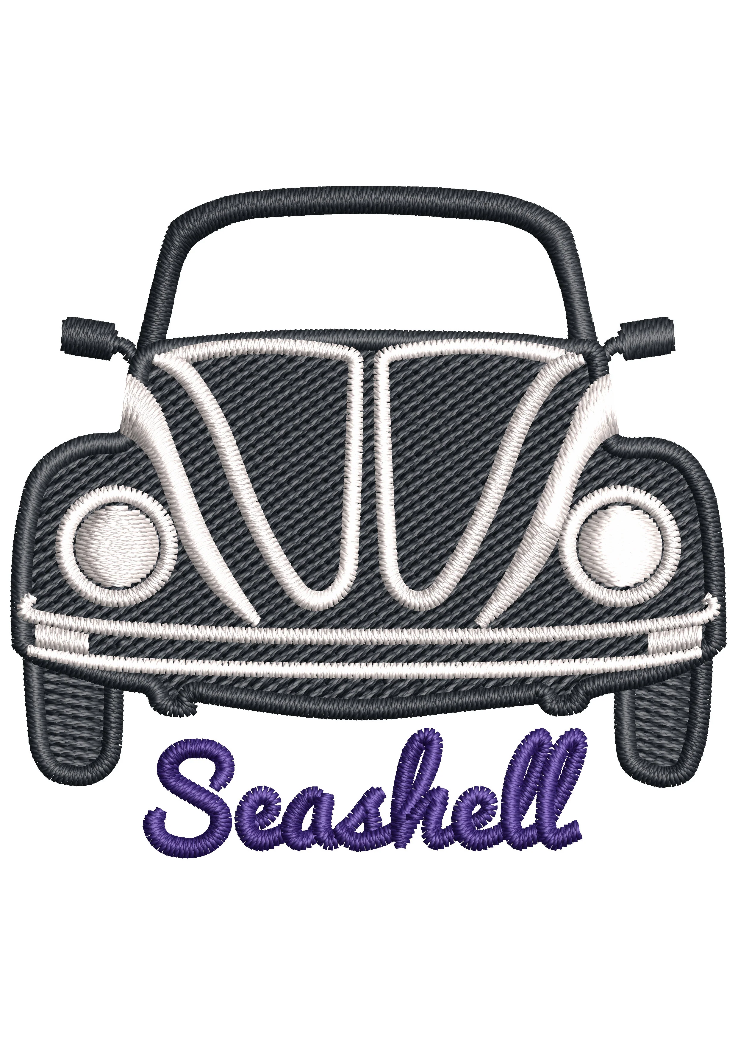 Seashell Embroidery Design