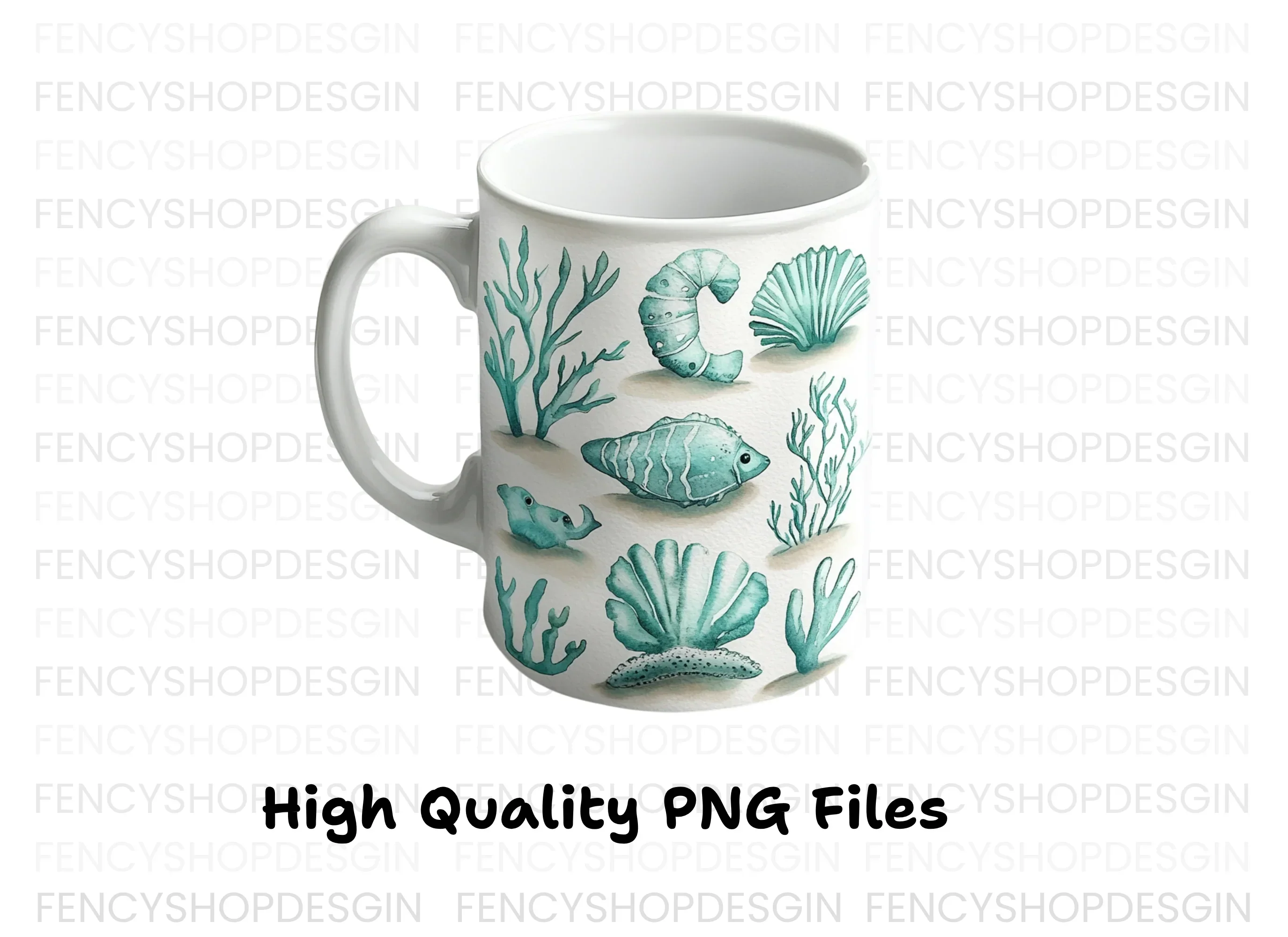 Seashells and Waves Clipart Bundle - Image 3