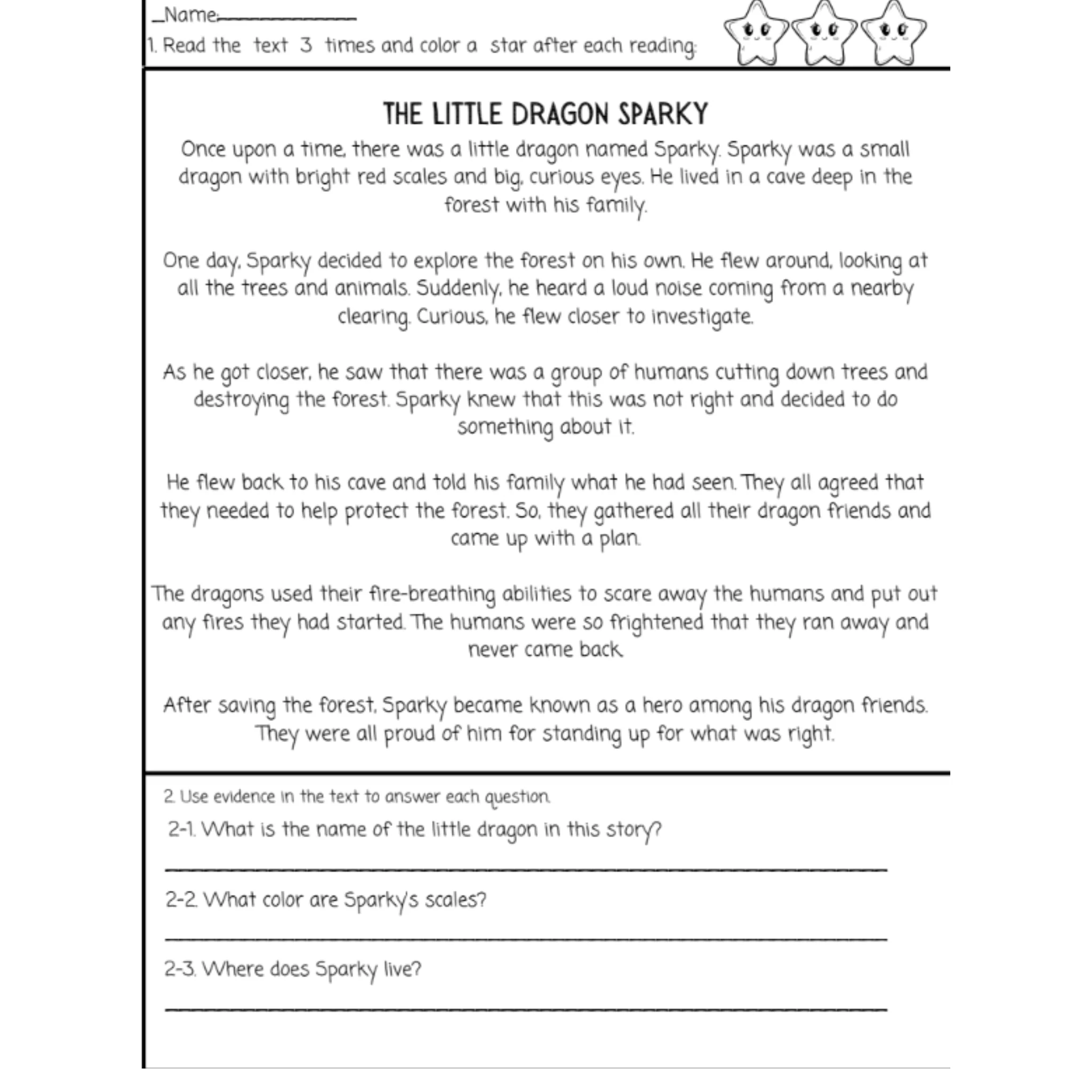Second Grade Reading Comprehension Passages and Questions - Image 5
