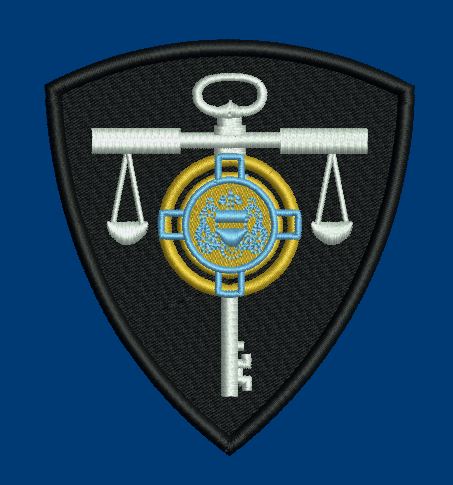 Security Crest Embroidery Design