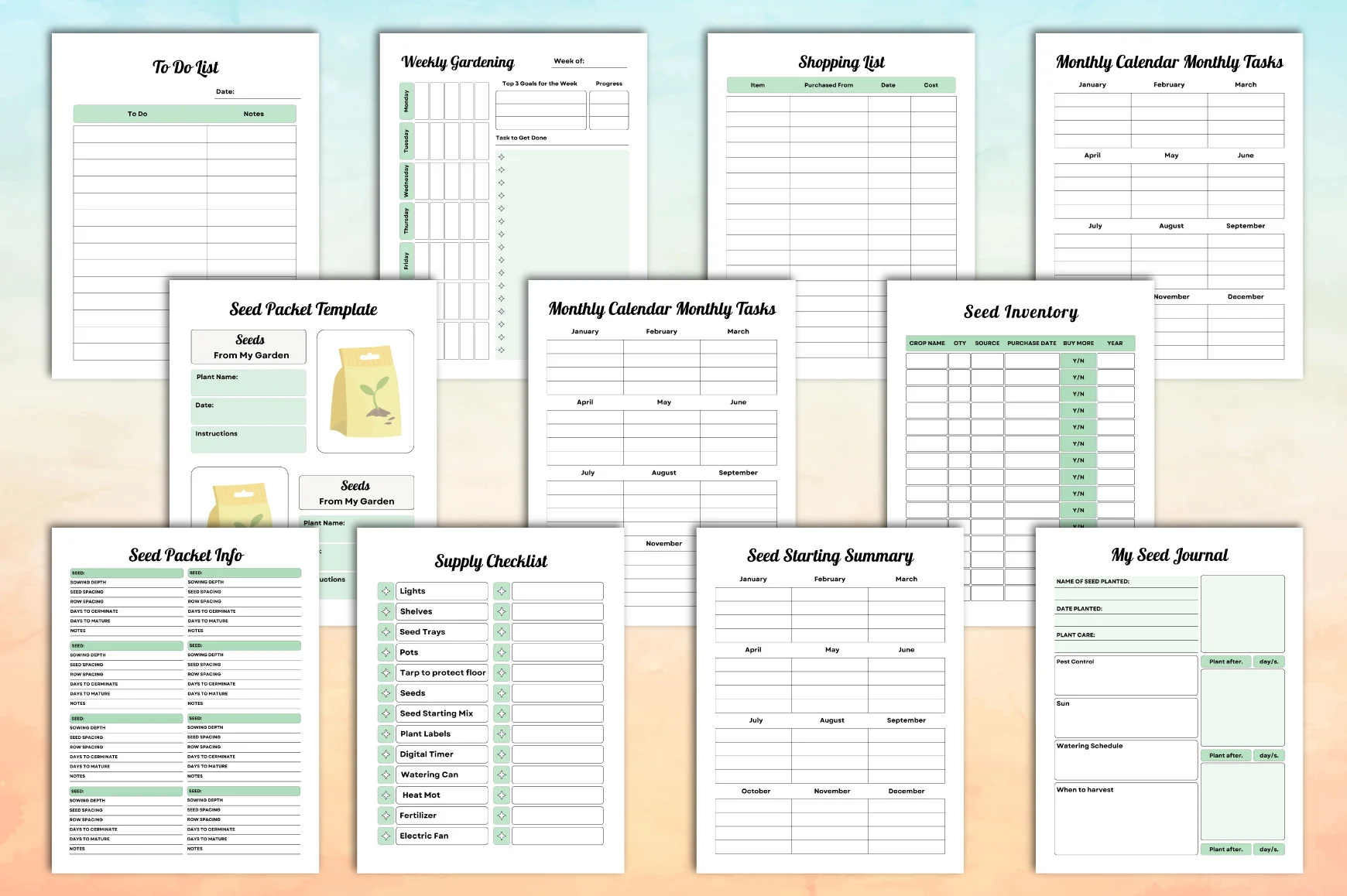 Seed Starting Planner Guide - Image 4