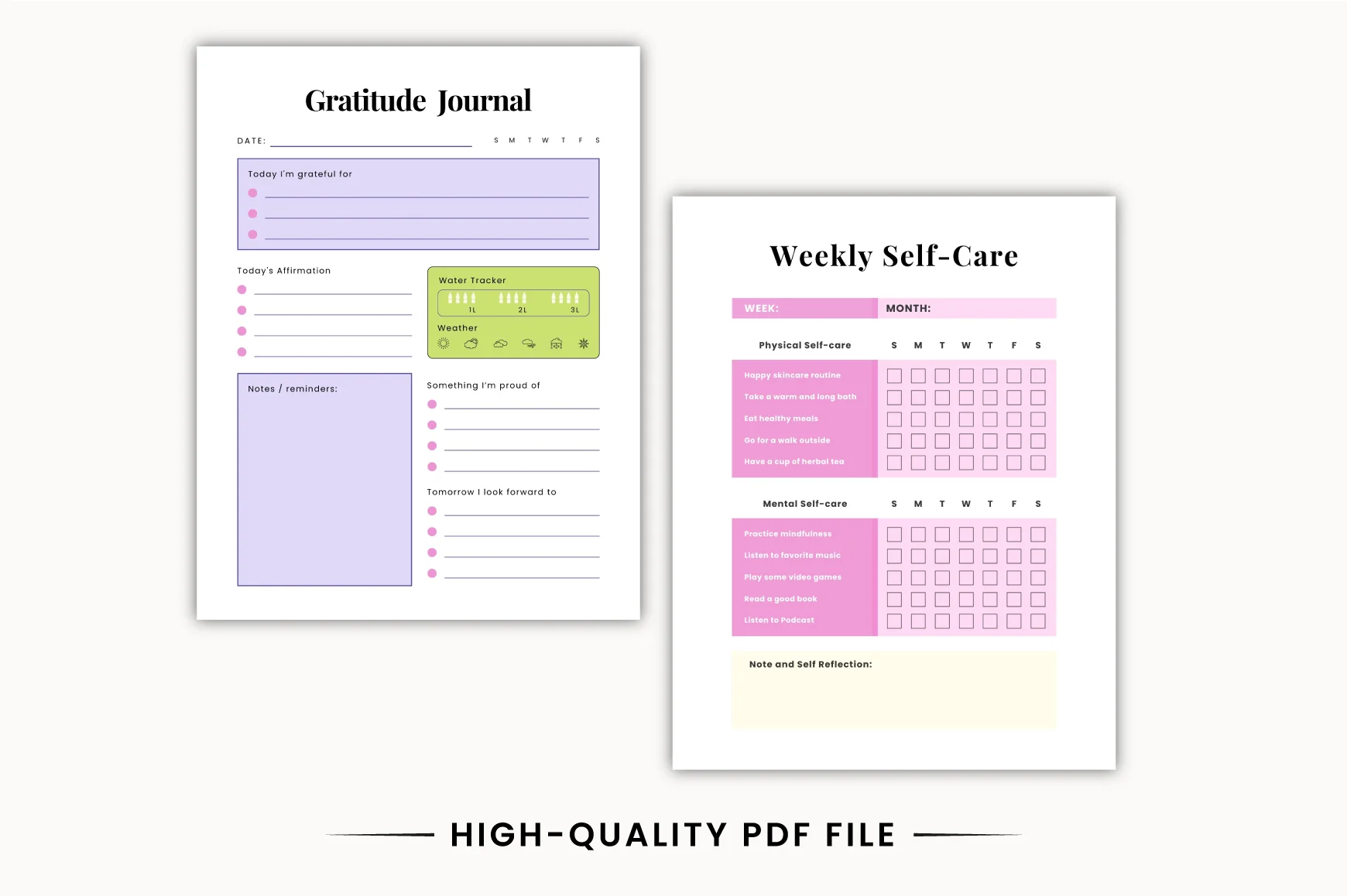 Self Care Lifestyle Planner - Image 3