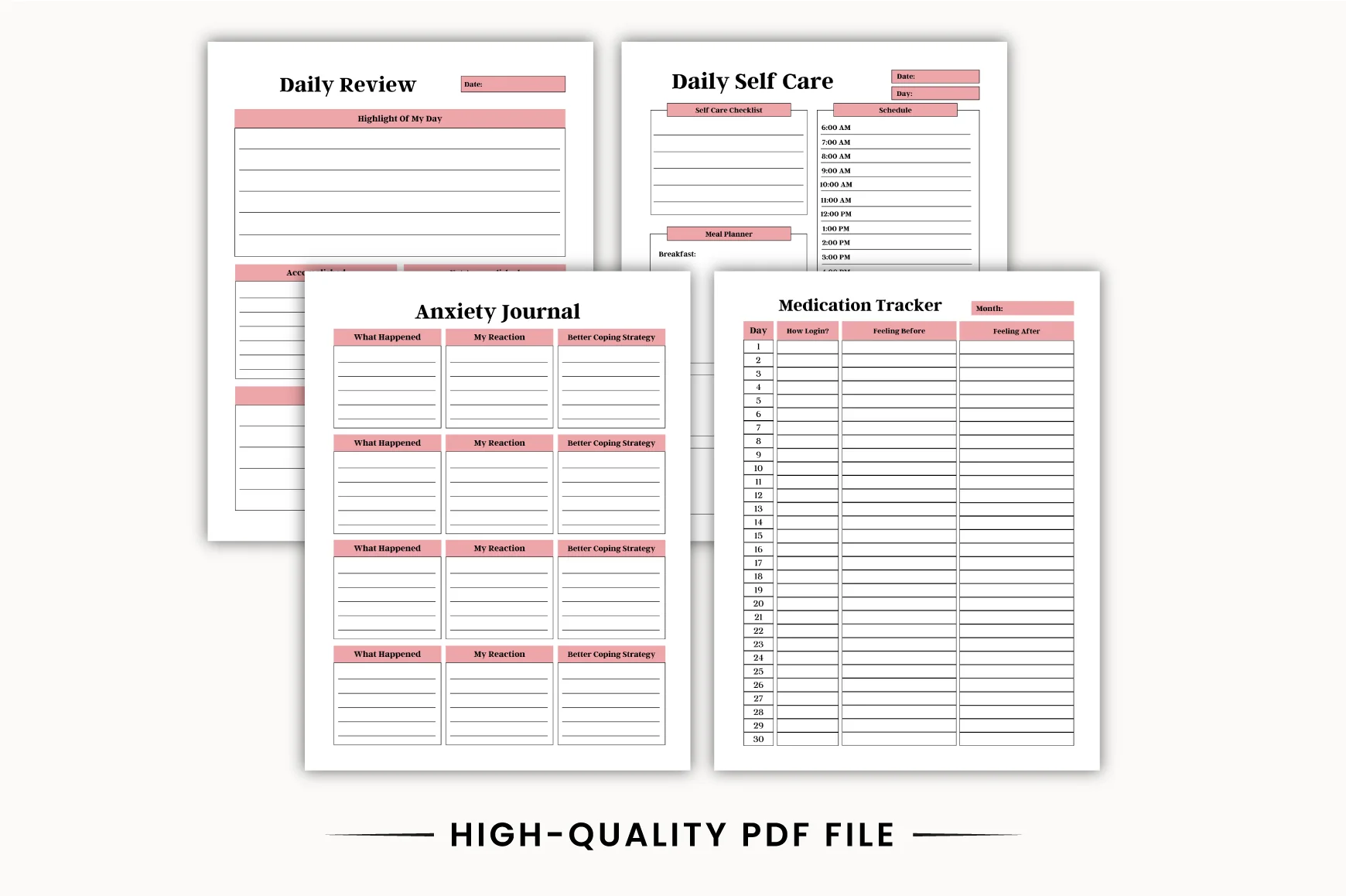 Self Care Mental Wellness Planner - Image 2