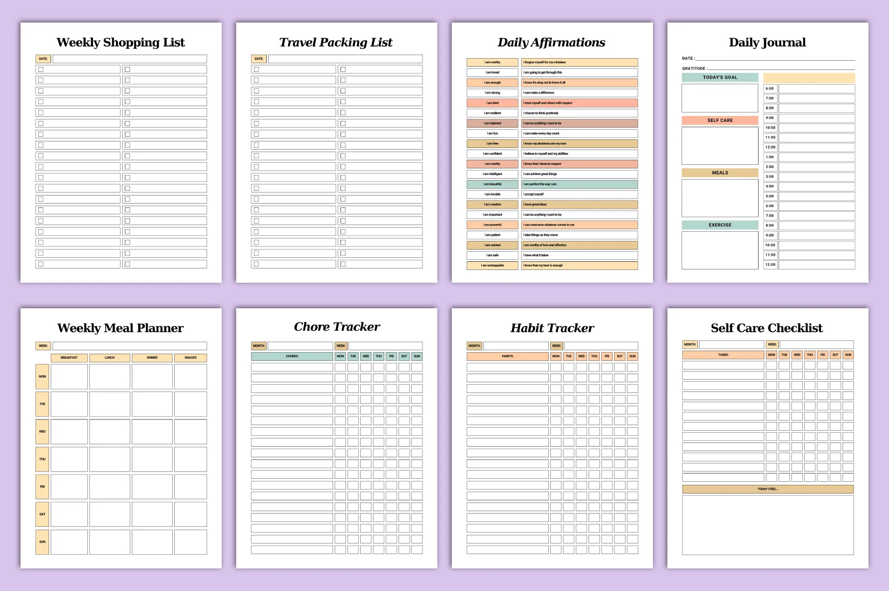 Self Care Planner - Image 3