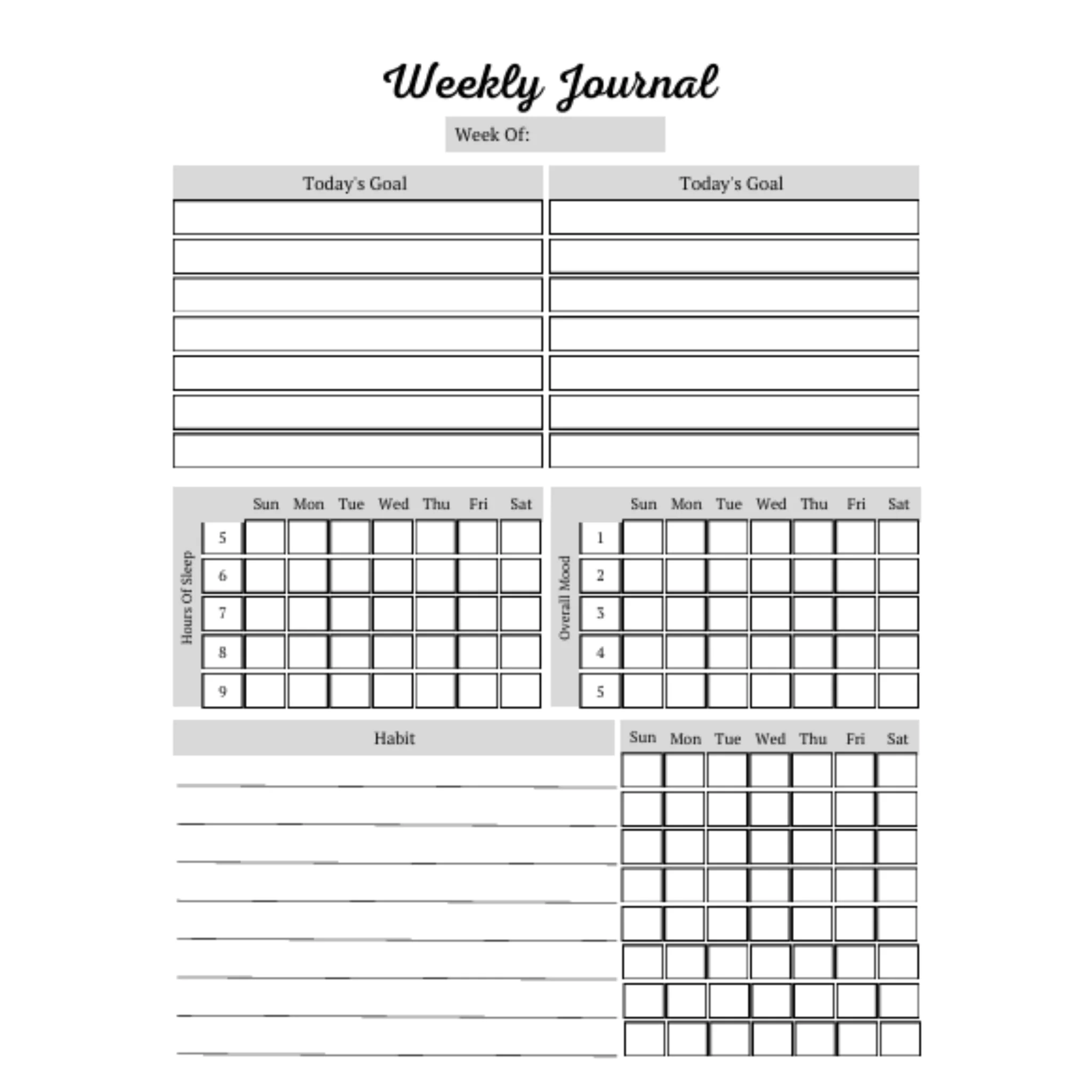 Self Care Planner Bundle 6 - Image 3
