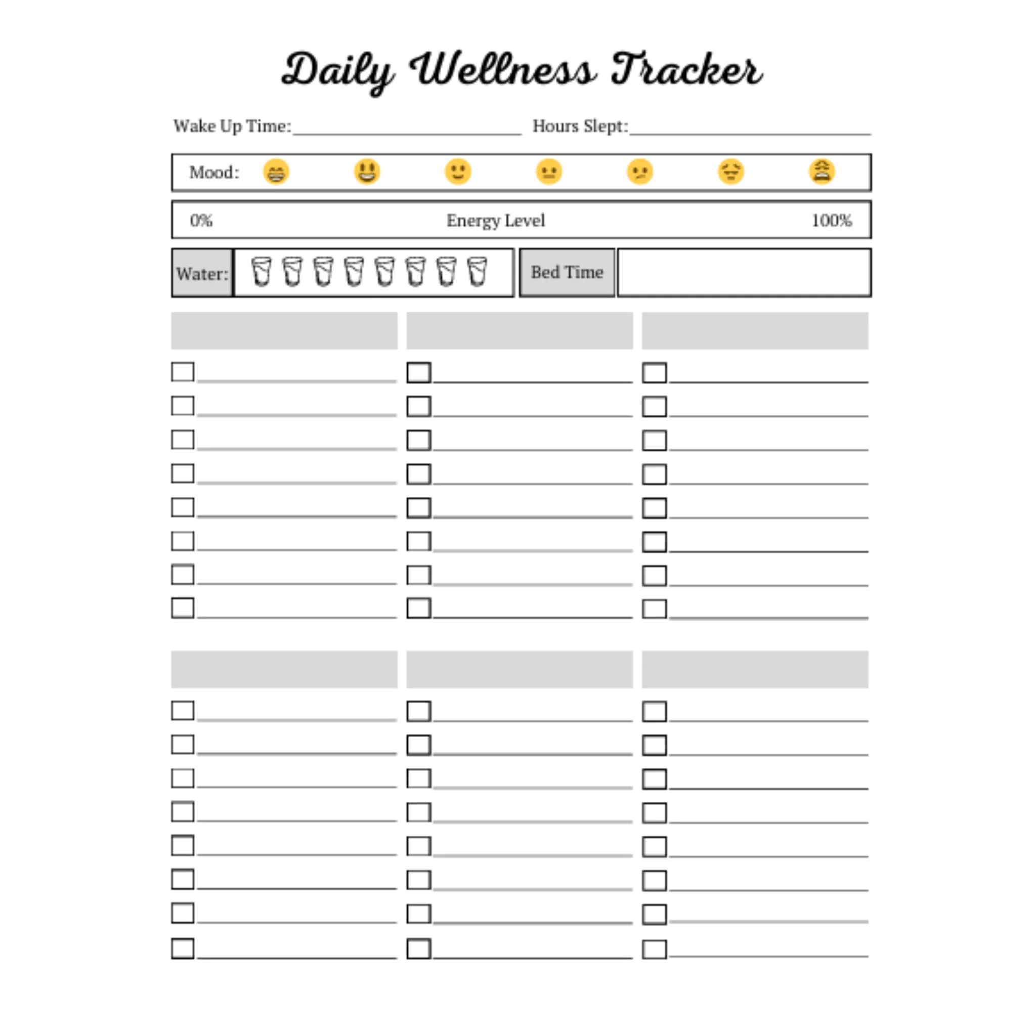 Self Care Planner Bundle 6 - Image 4