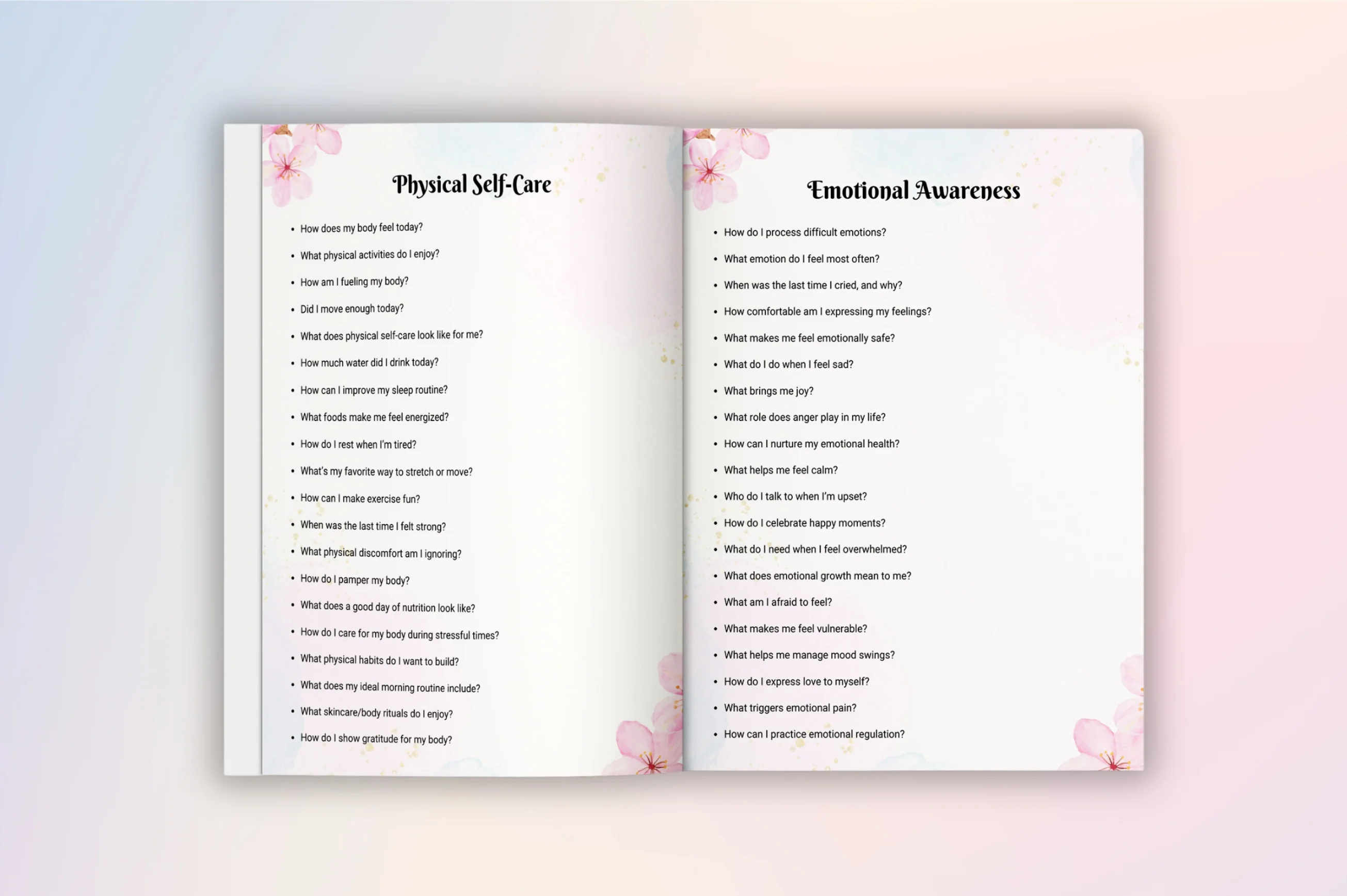 Self Care Prompts for Personal Wellbeing - Image 4