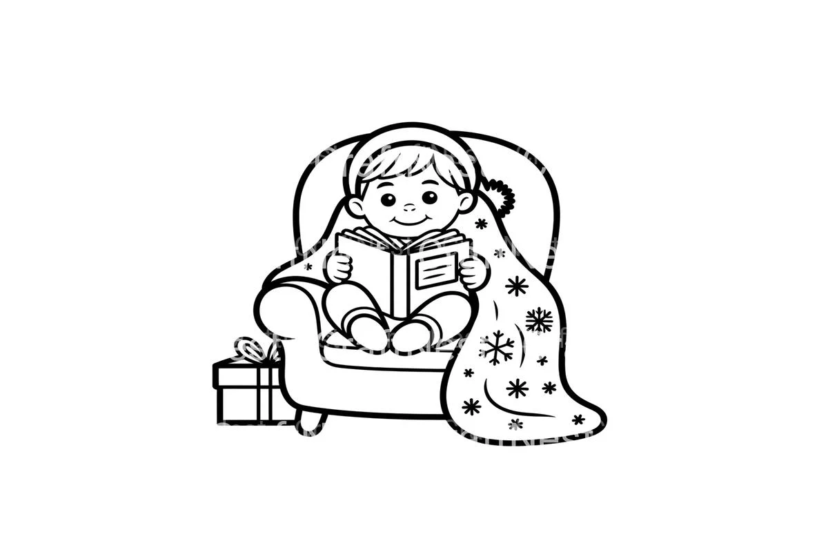Self Care Reading Boy Coloring Books - Image 4