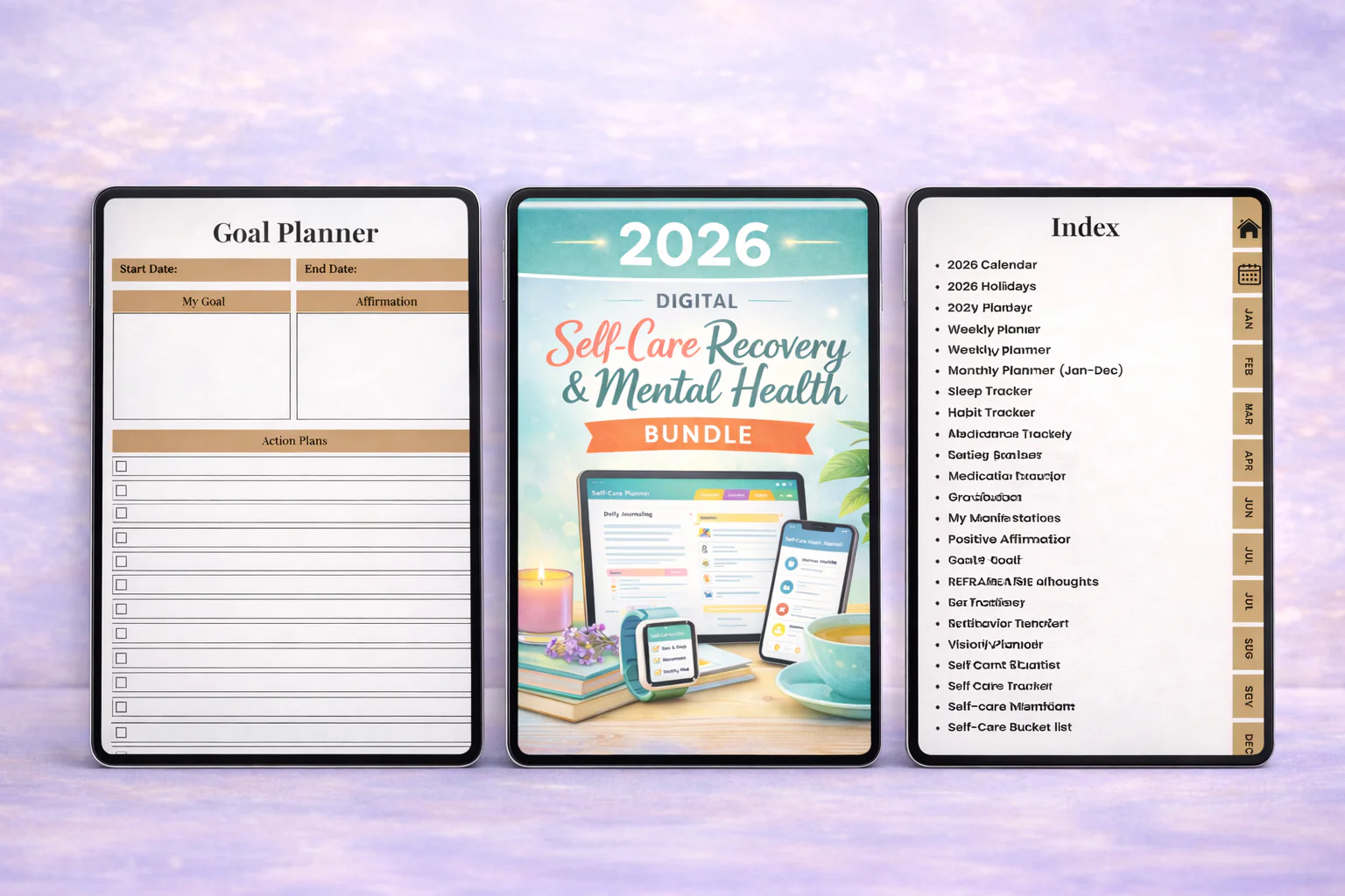 Self-Care Recovery Mental Health Journal - Image 2