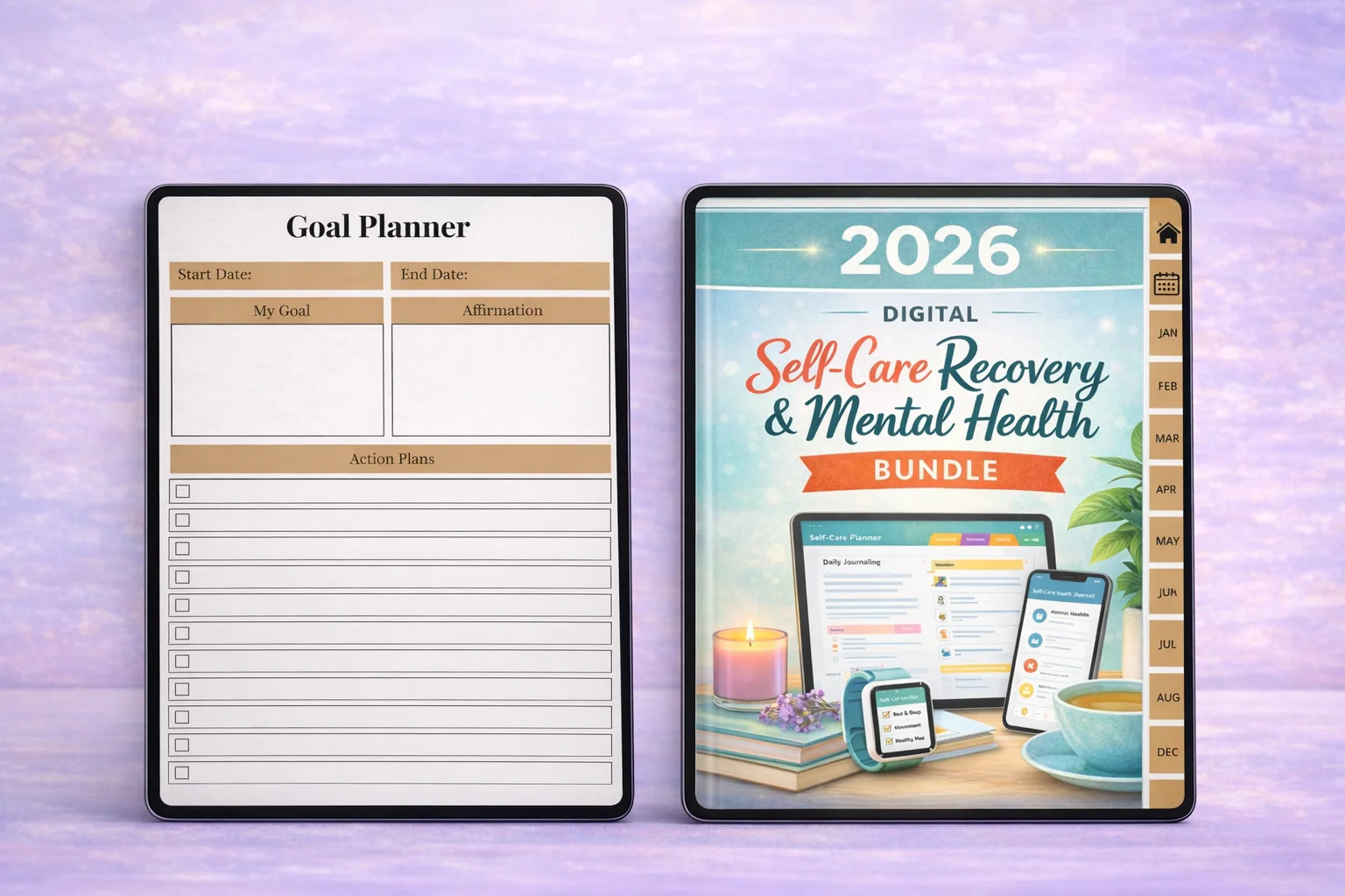 Self-Care Recovery Mental Health Journal - Image 3