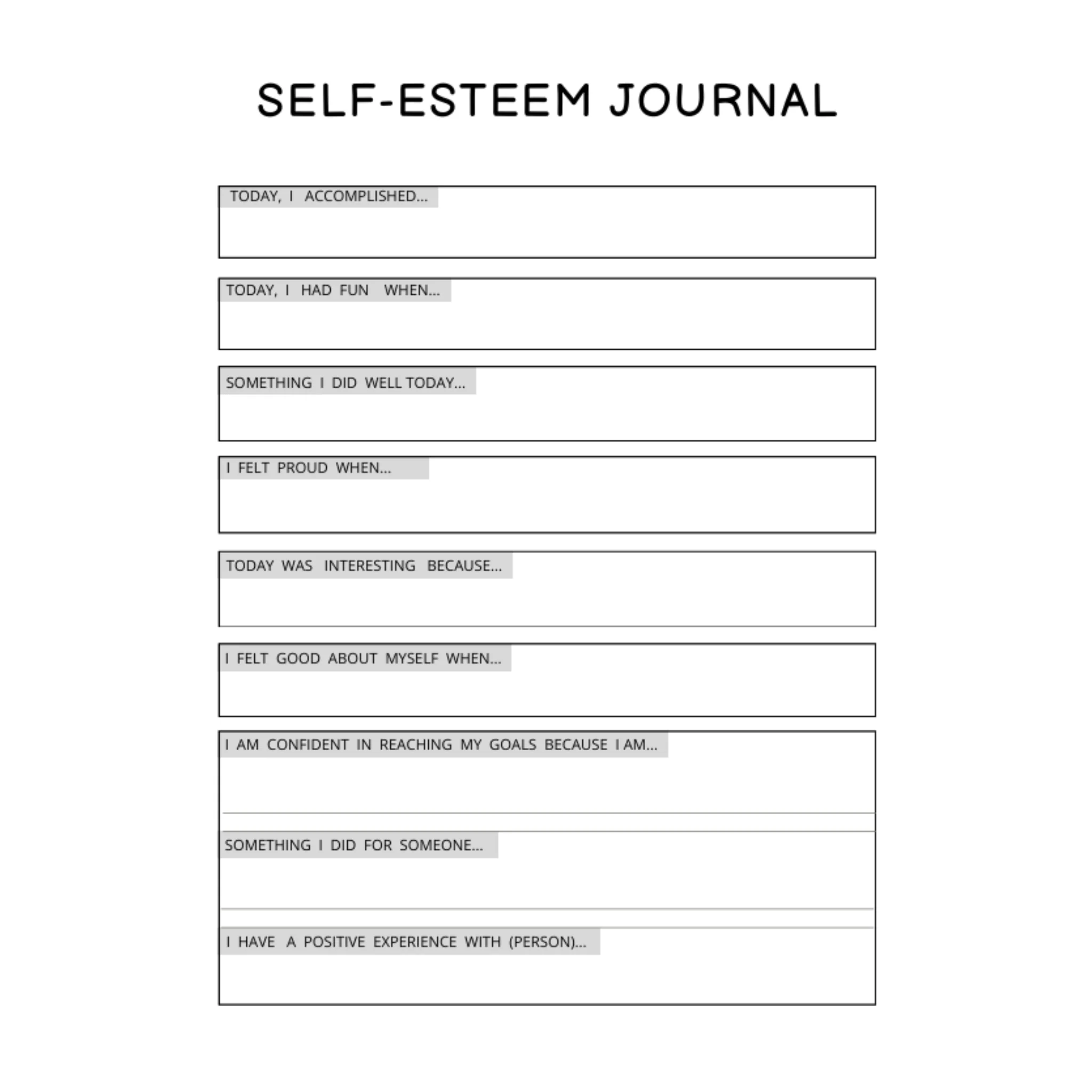 Self Confidence Planner Bundle - Image 4