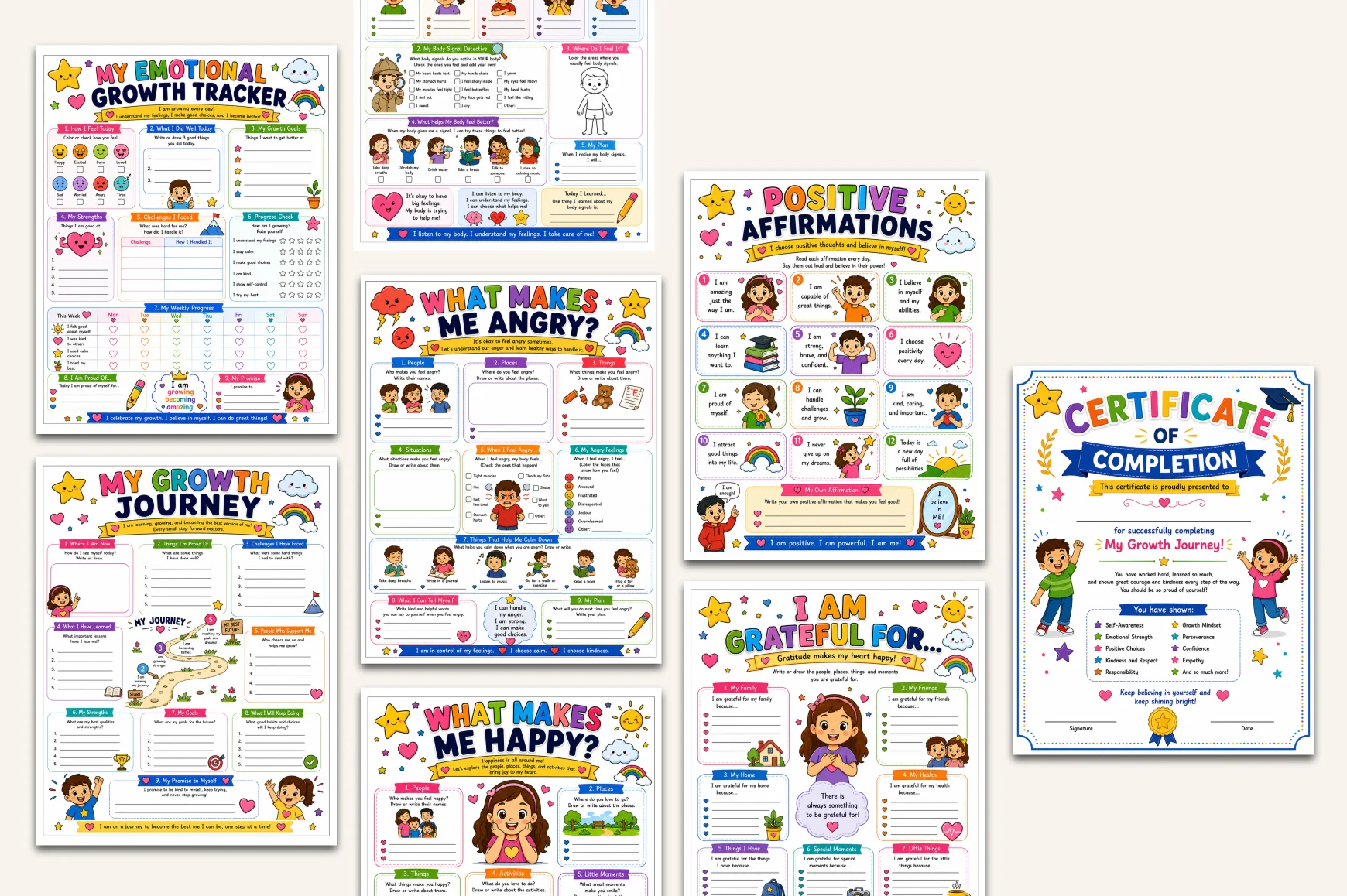 Self Esteem For Kids Workbook - Image 4