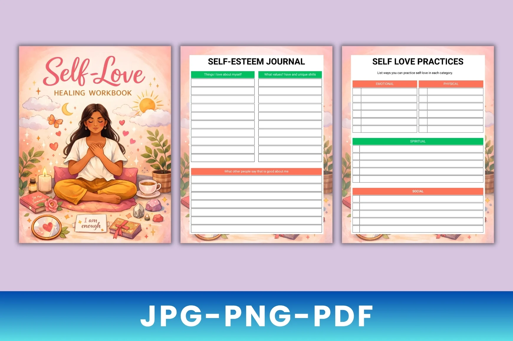 Self Love Healing Workbook - Image 2