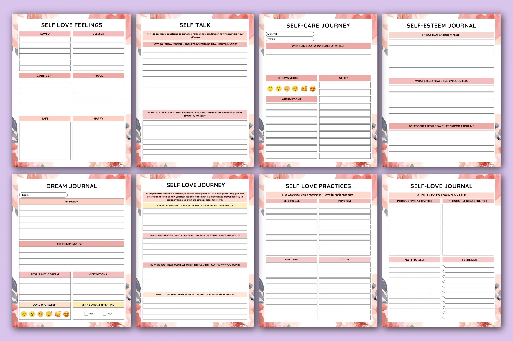 Self Love Journal for Personal Growth - Image 2