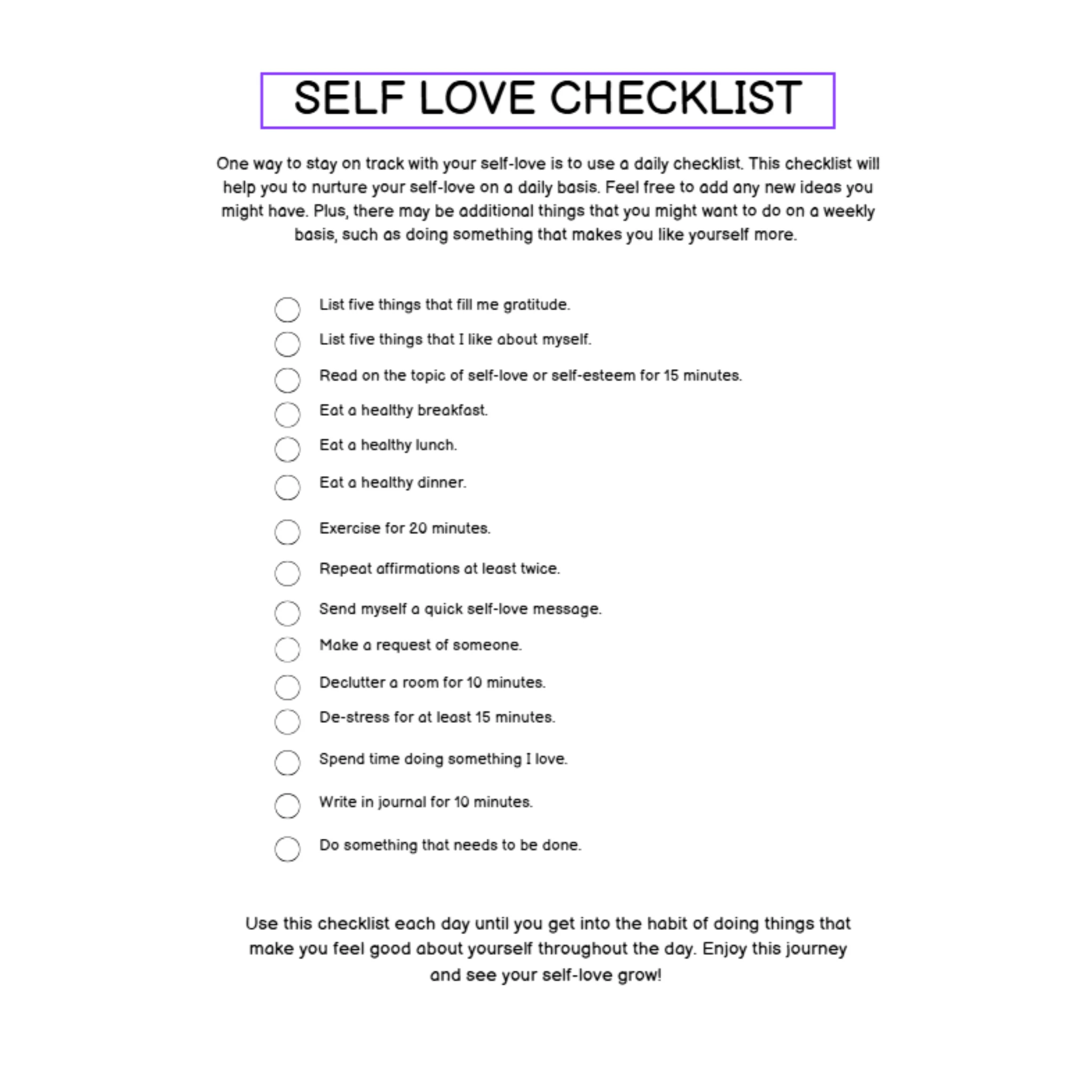 Self Love Planner Bundle - Image 2