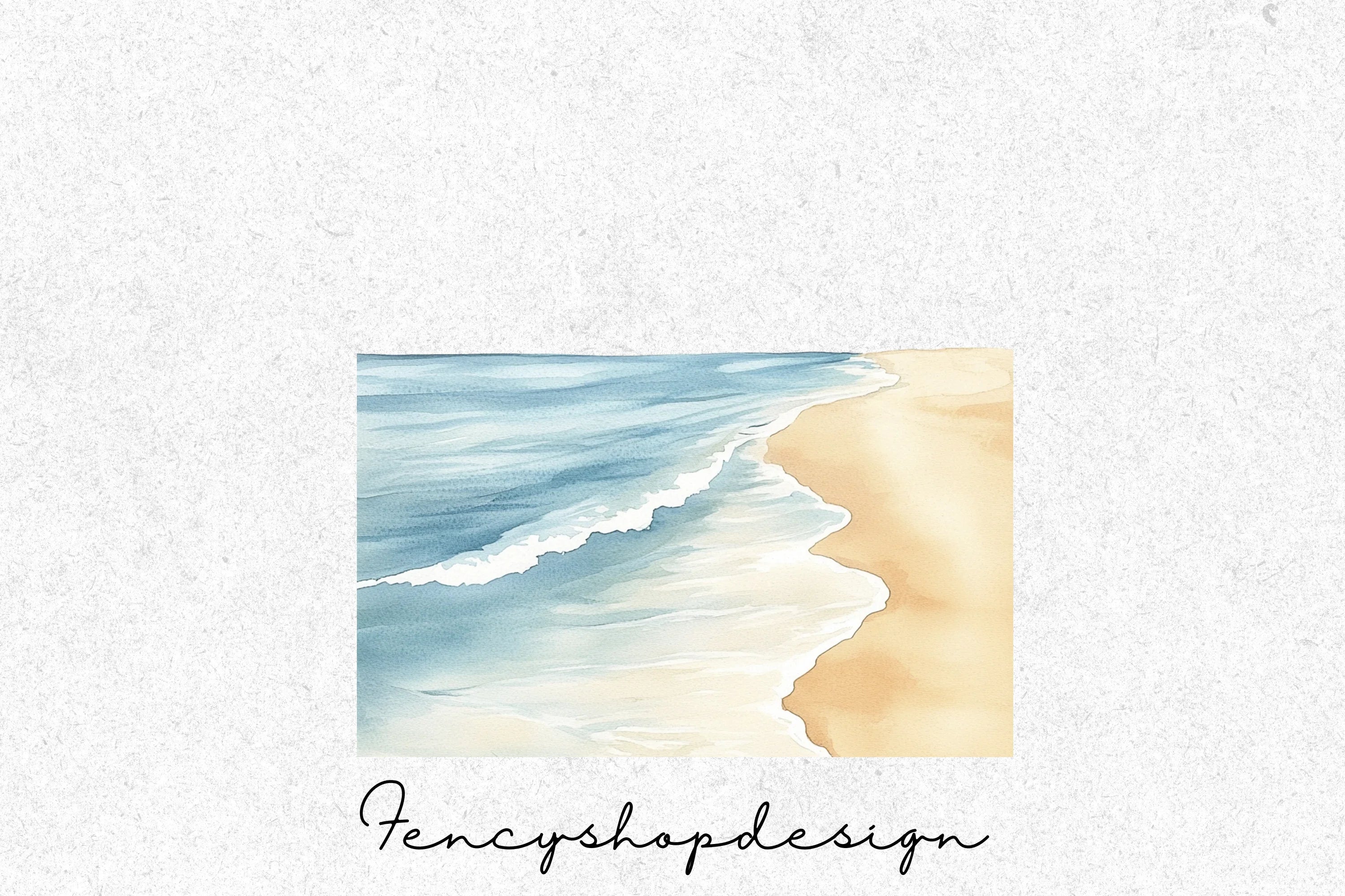 Serene Beach Clipart Bundle - Image 3