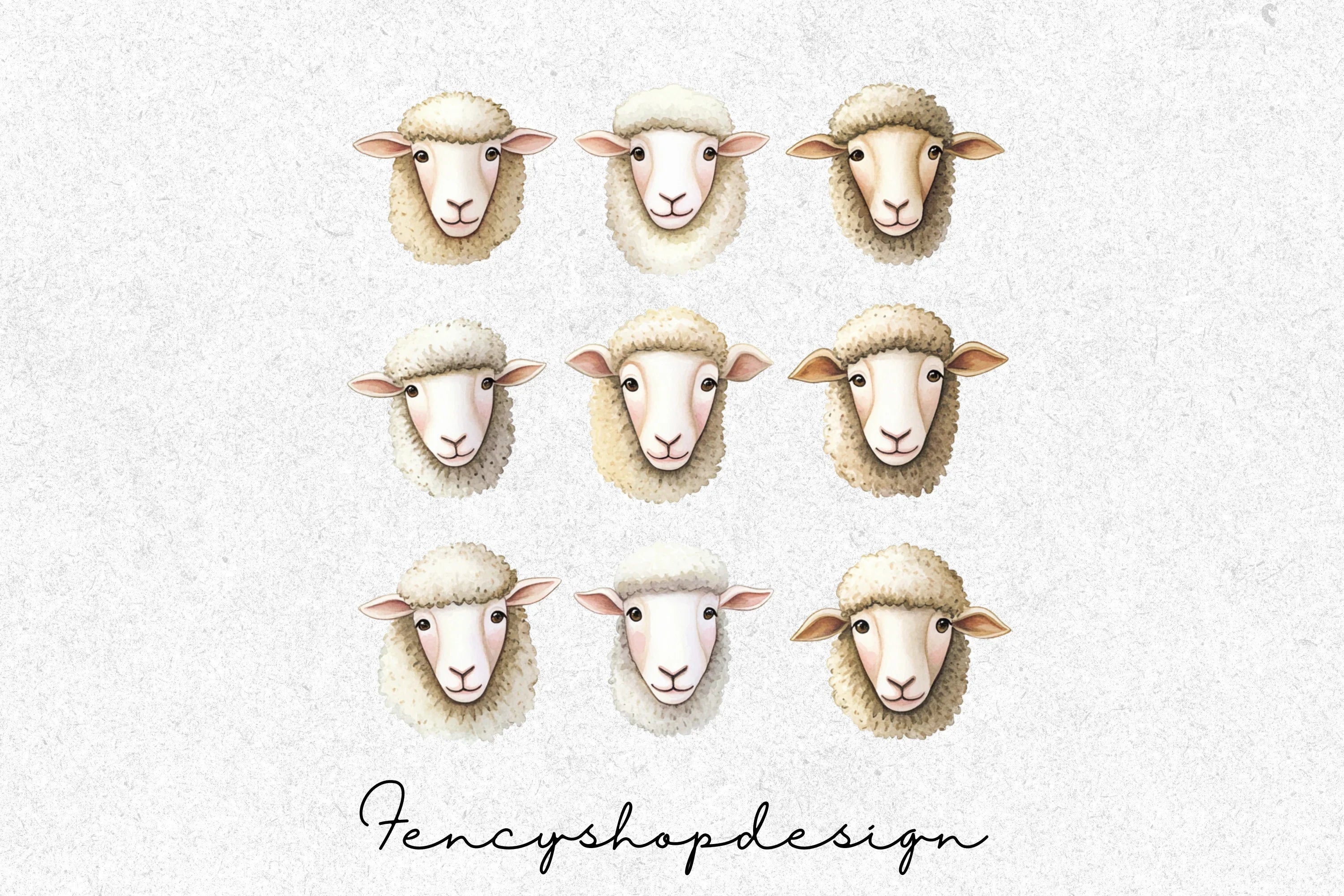Sheep Clipart Bundle - Image 2