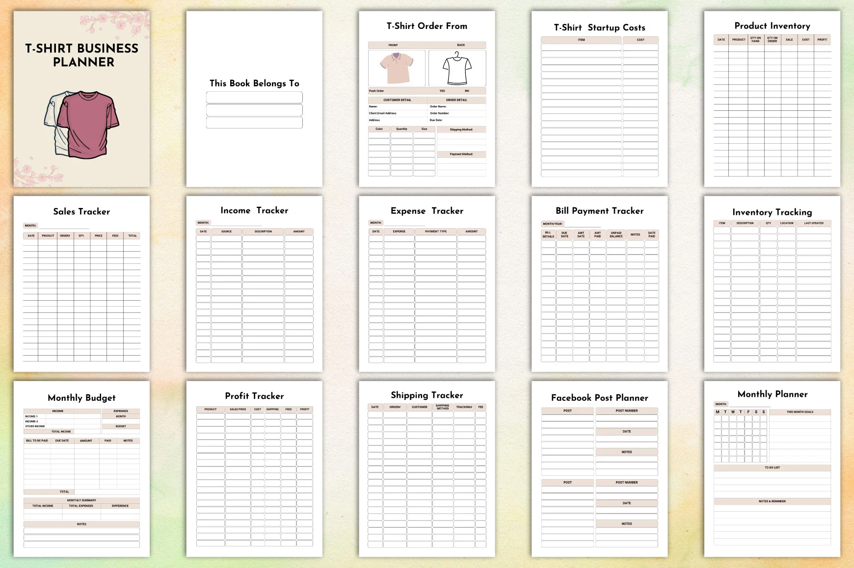 Shirt Business Planner Guide - Image 2